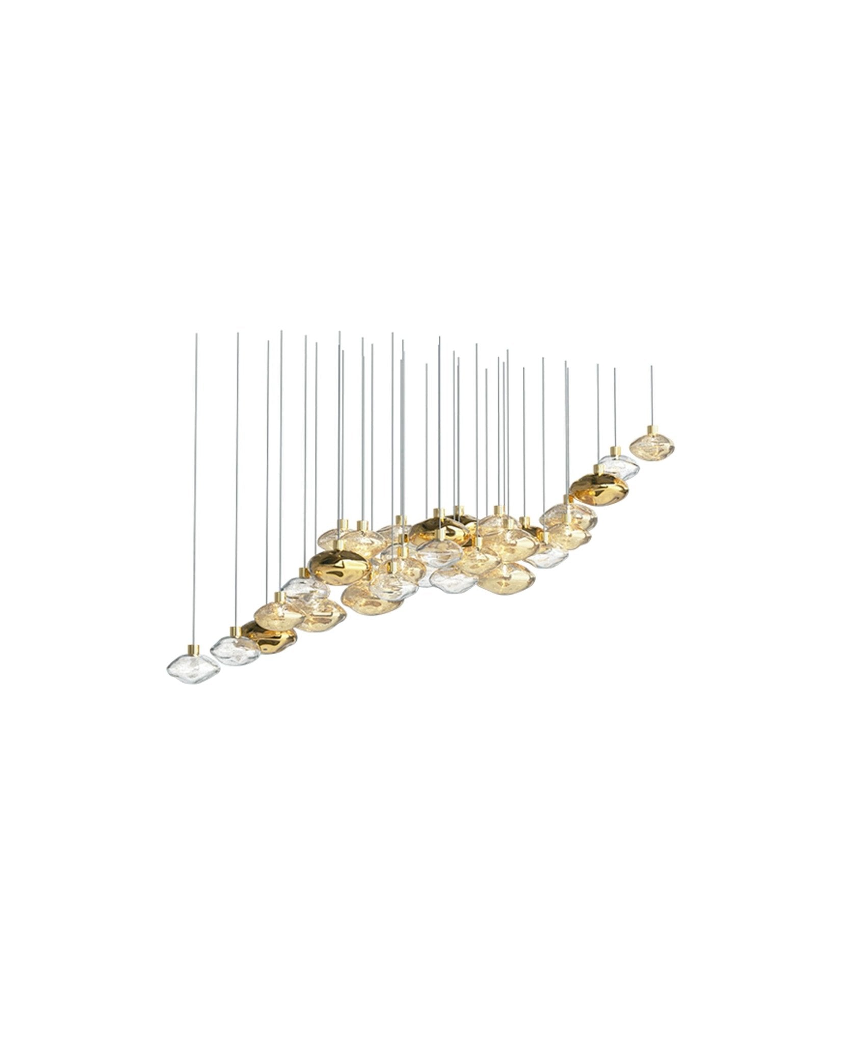 Elmarel Flowing Crystal Dining Chandelier-Neutral Decor