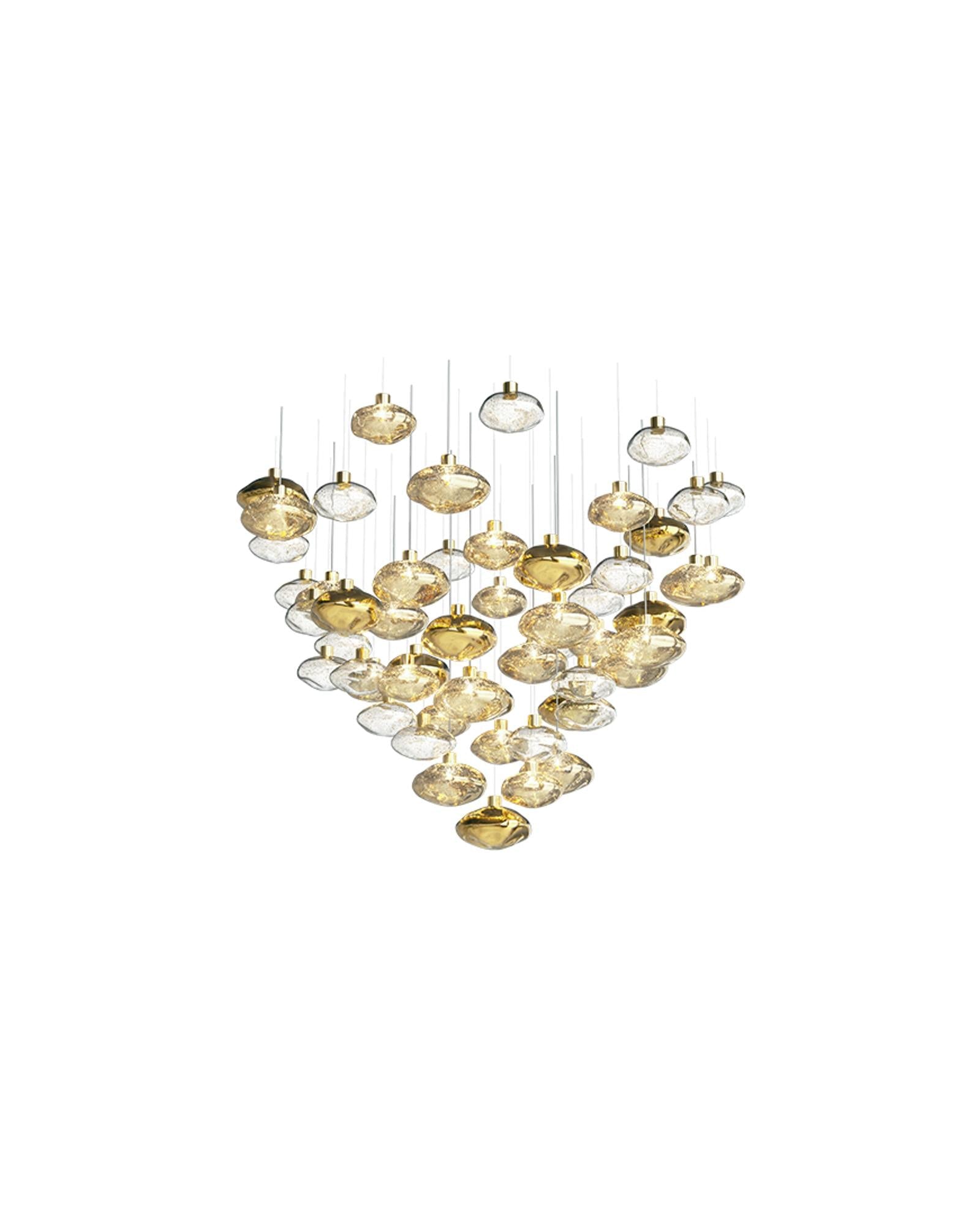 Elmarel Flowing Crystal Dining Chandelier-Neutral Decor