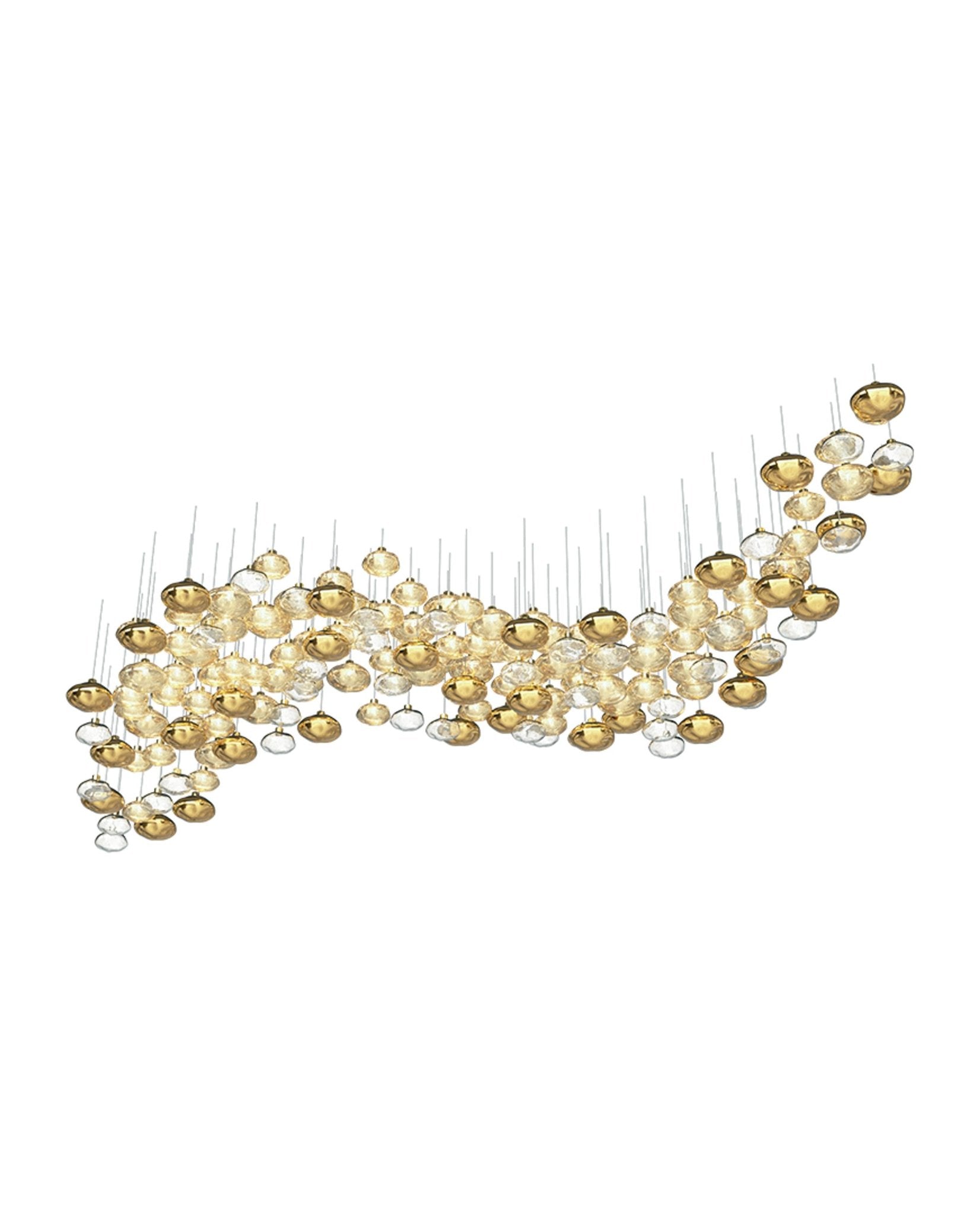 Elmarel Flowing Crystal Dining Chandelier-Neutral Decor