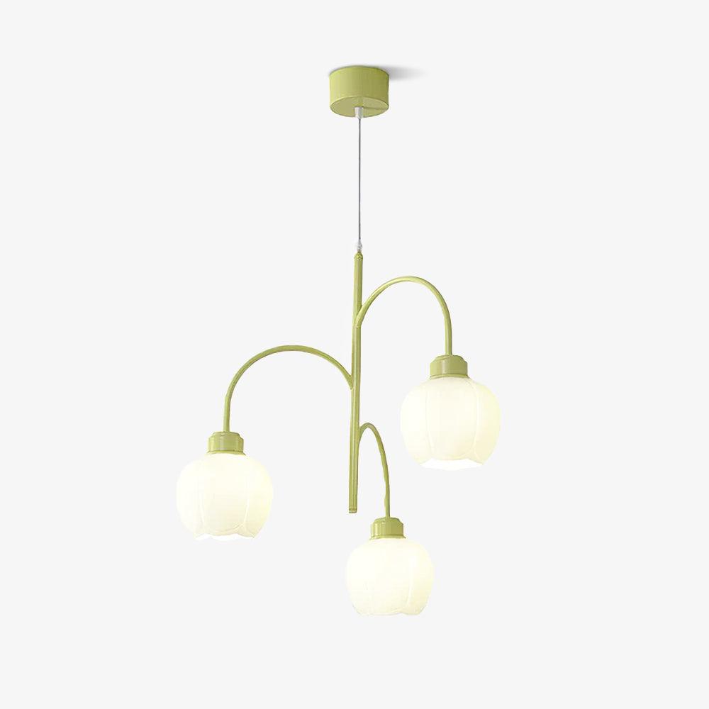 Pane Chandelier Flower Petal Modern-Neutral Decor