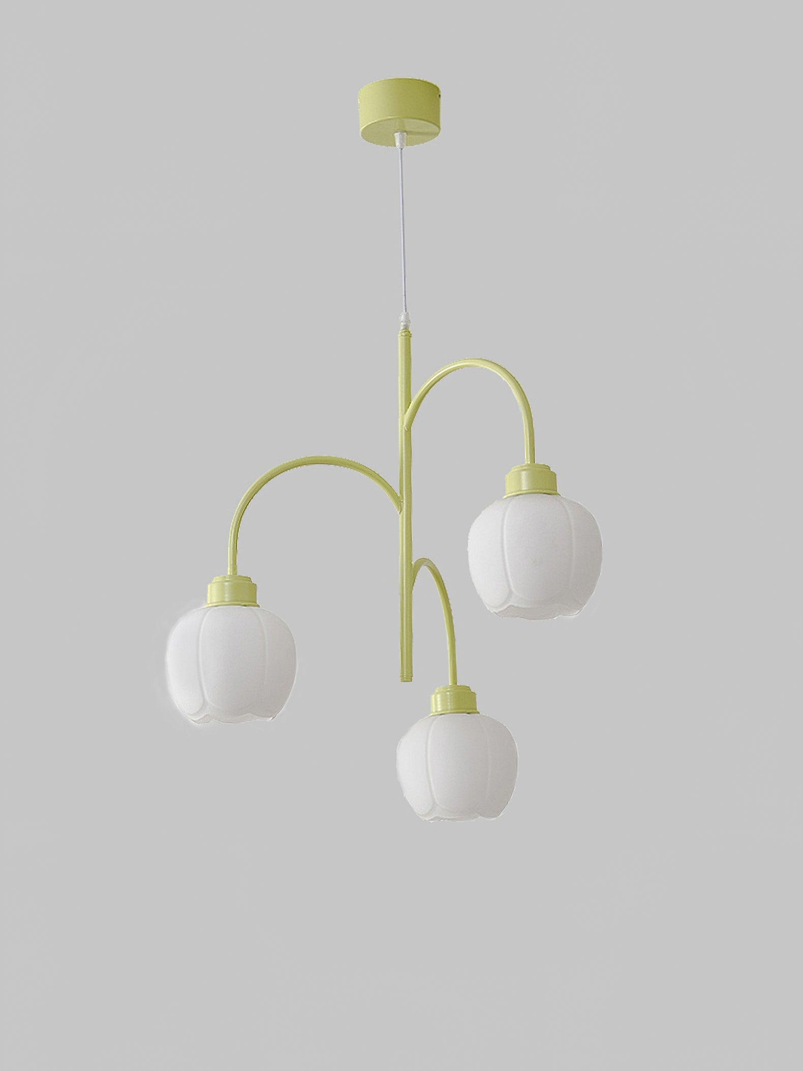 Pane Chandelier Flower Petal Modern-Neutral Decor