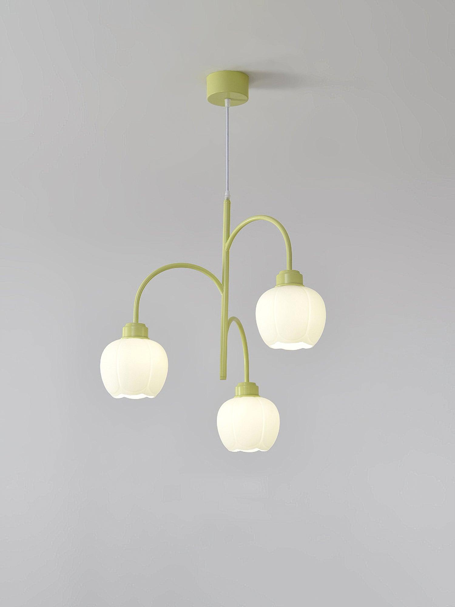 Pane Chandelier Flower Petal Modern-Neutral Decor
