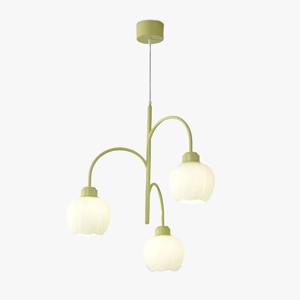 Pane Chandelier Flower Petal Modern-Neutral Decor