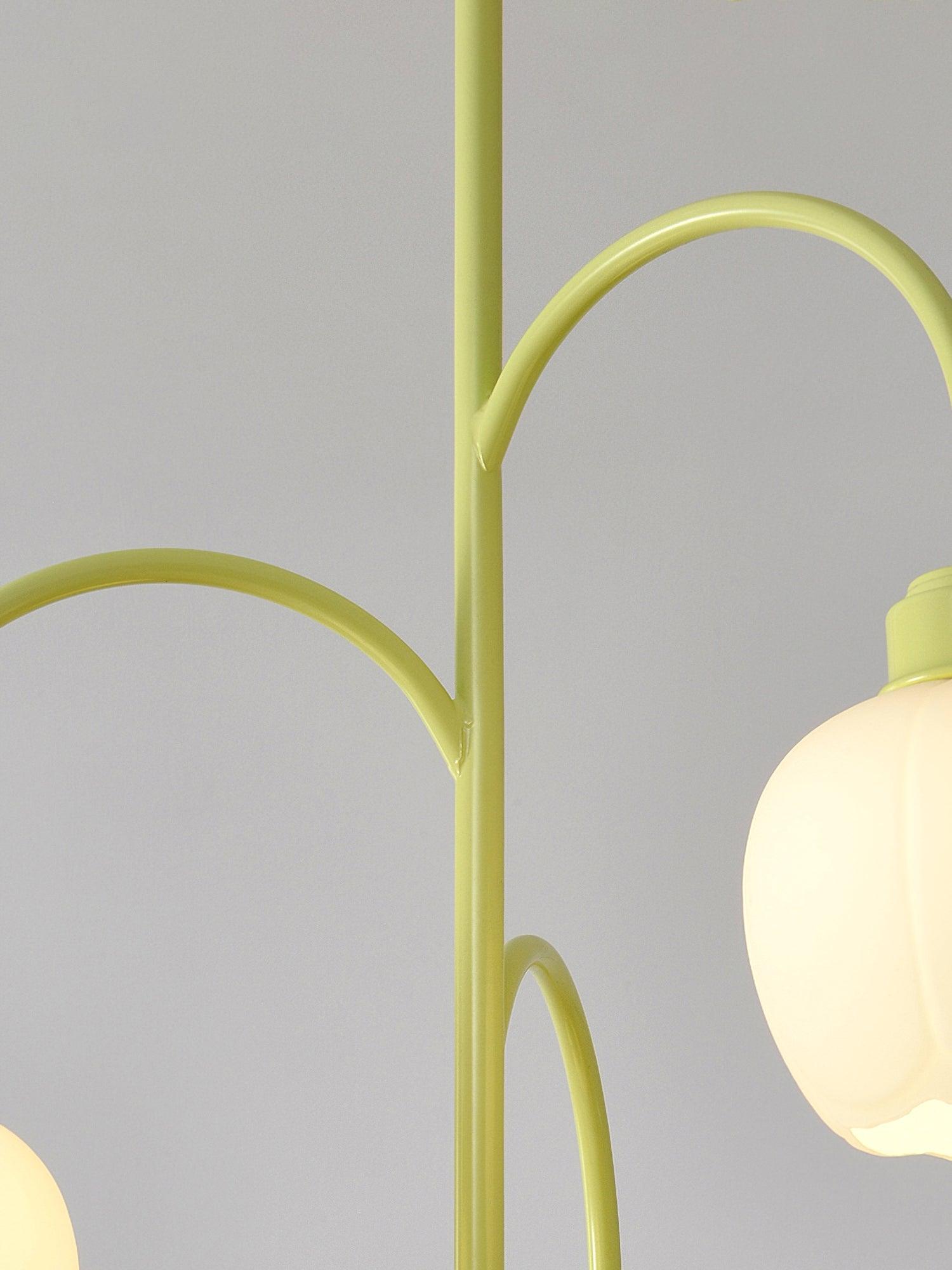 Pane Chandelier Flower Petal Modern-Neutral Decor