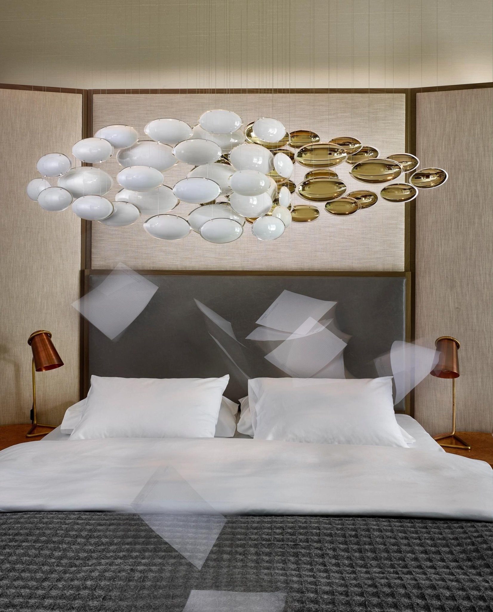 Nylorisra Art Pendant Light-Neutral Decor