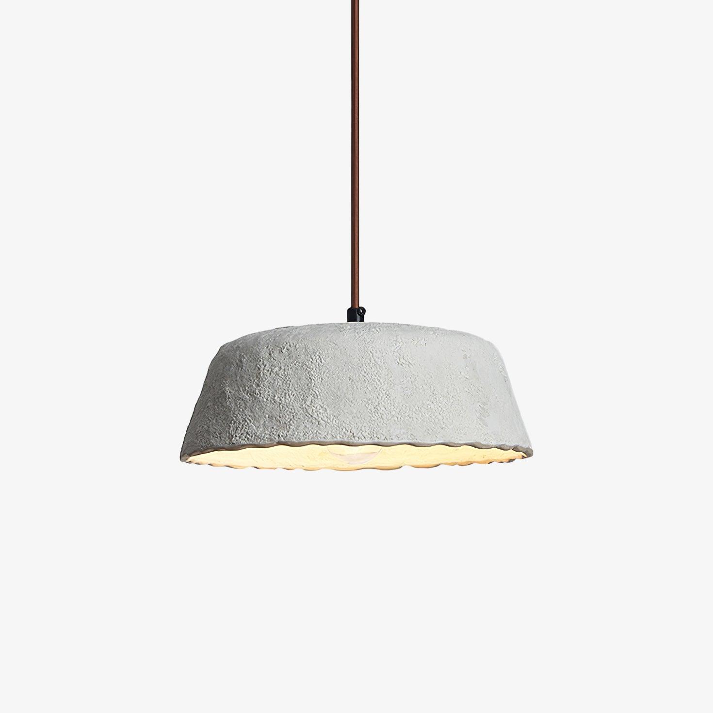 Stone Contemporary Wood Pendant Lamp-Neutral Decor
