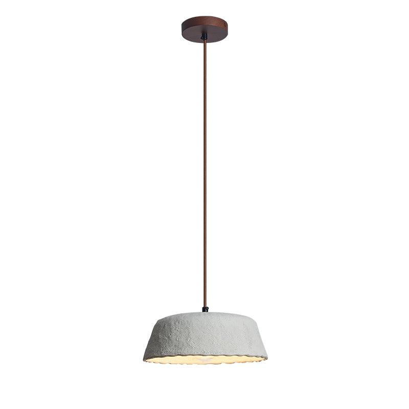 Stone Contemporary Wood Pendant Lamp-Neutral Decor