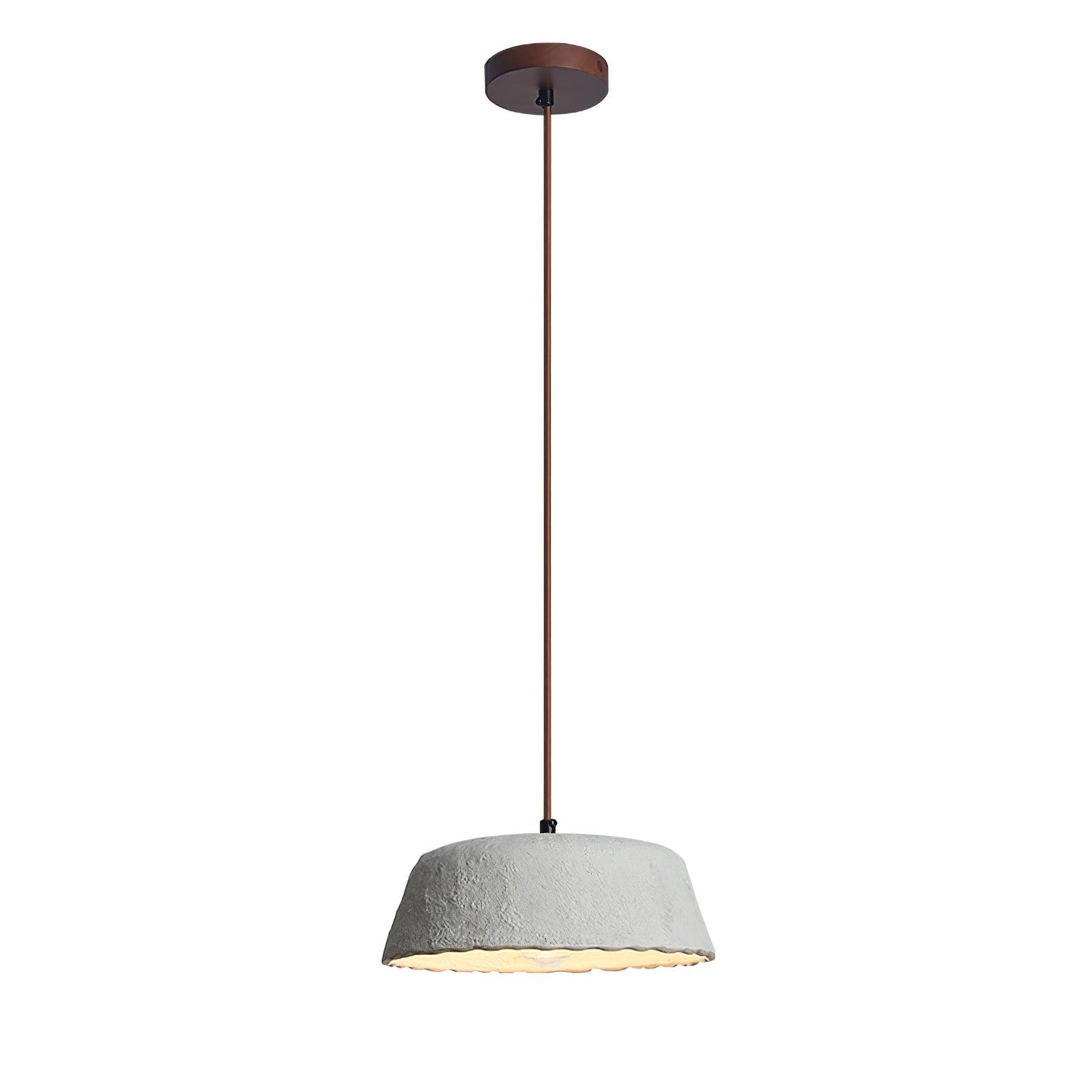 Stone Contemporary Wood Pendant Lamp-Neutral Decor