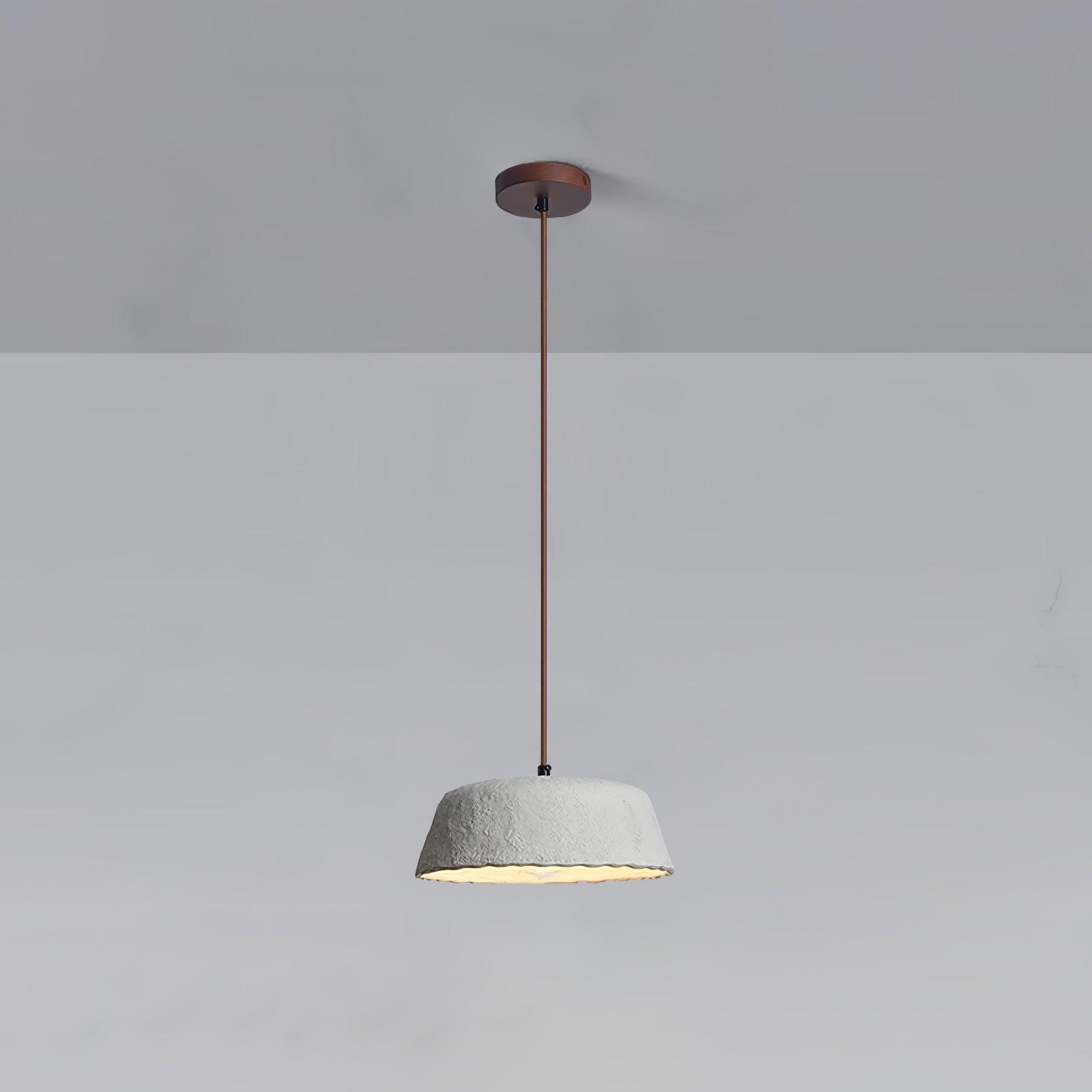 Stone Contemporary Wood Pendant Lamp-Neutral Decor
