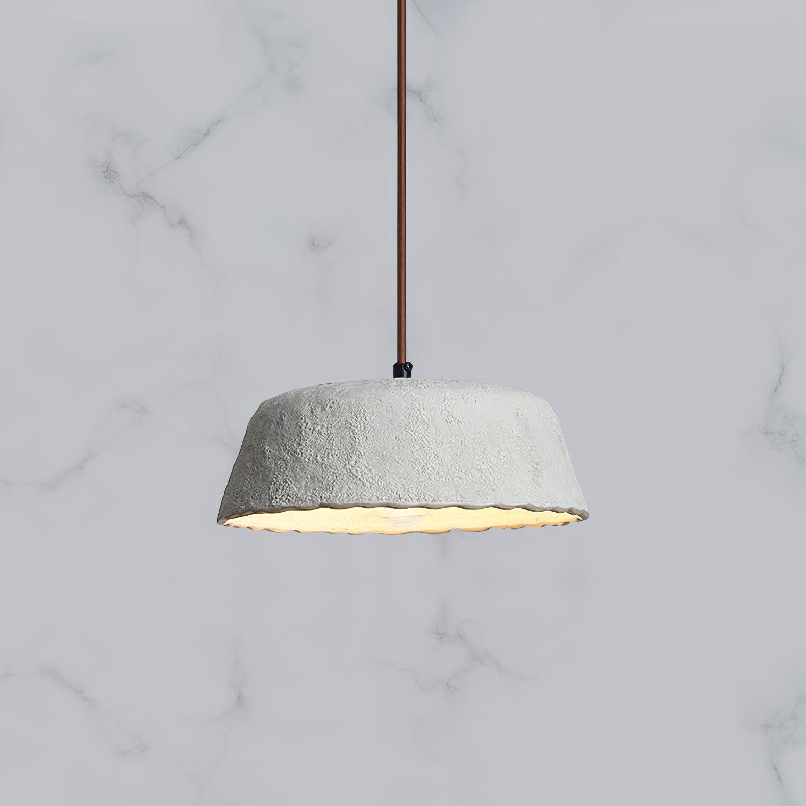 Stone Contemporary Wood Pendant Lamp-Neutral Decor
