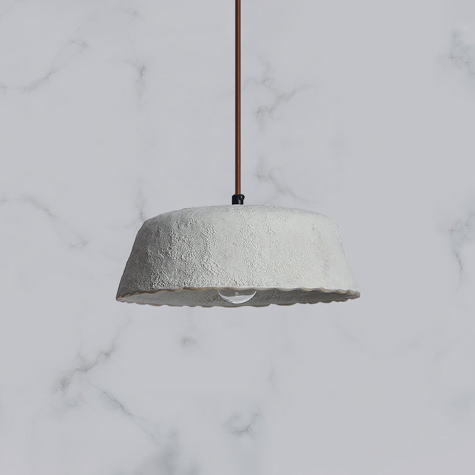 Stone Contemporary Wood Pendant Lamp-Neutral Decor