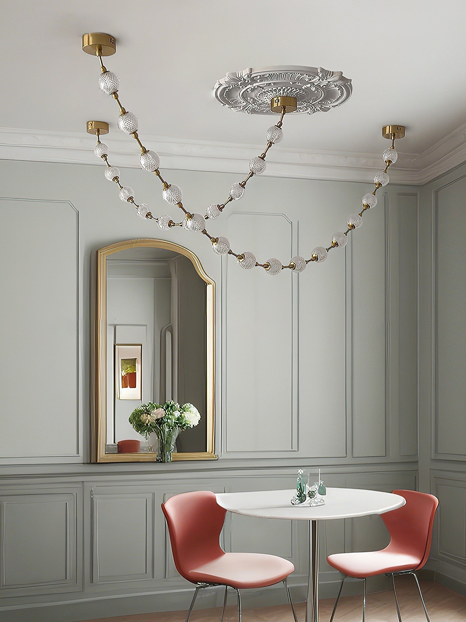 Wistyn Necklace Chandelier-Neutral Decor