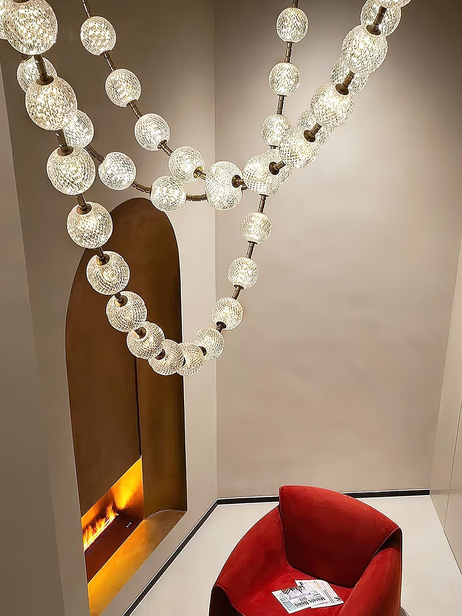 Wistyn Necklace Chandelier-Neutral Decor