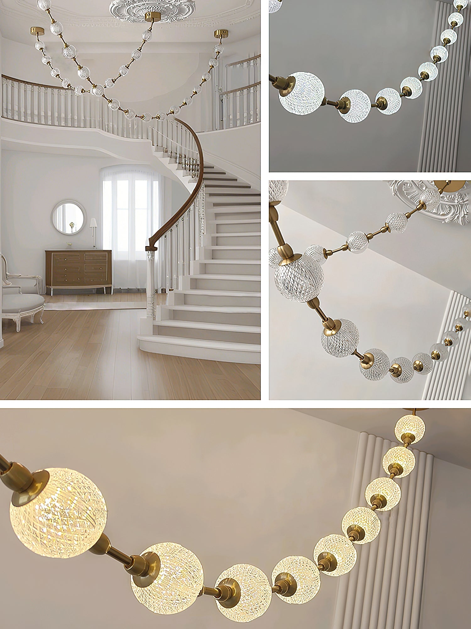 Wistyn Necklace Chandelier-Neutral Decor