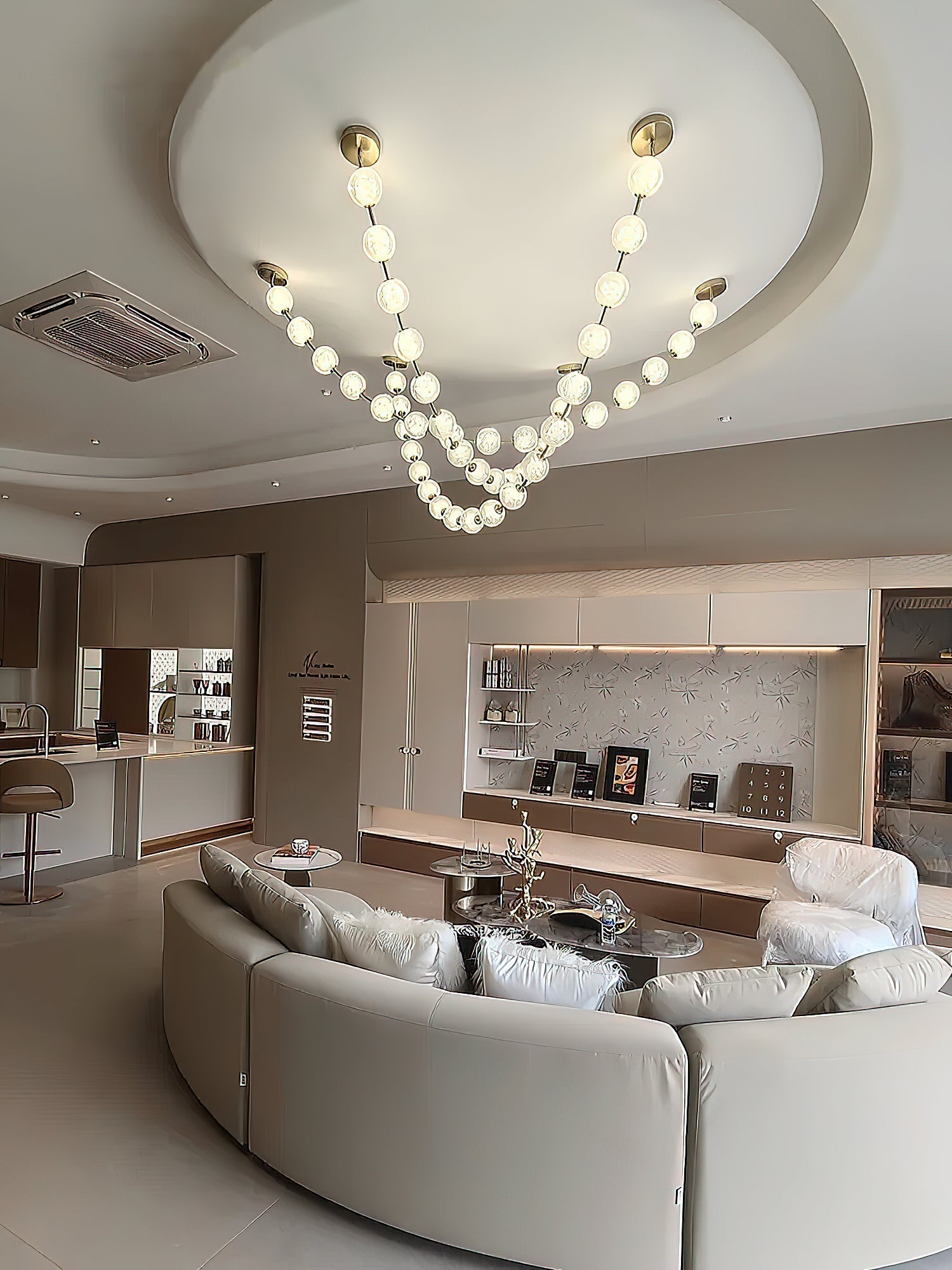 Wistyn Necklace Chandelier-Neutral Decor