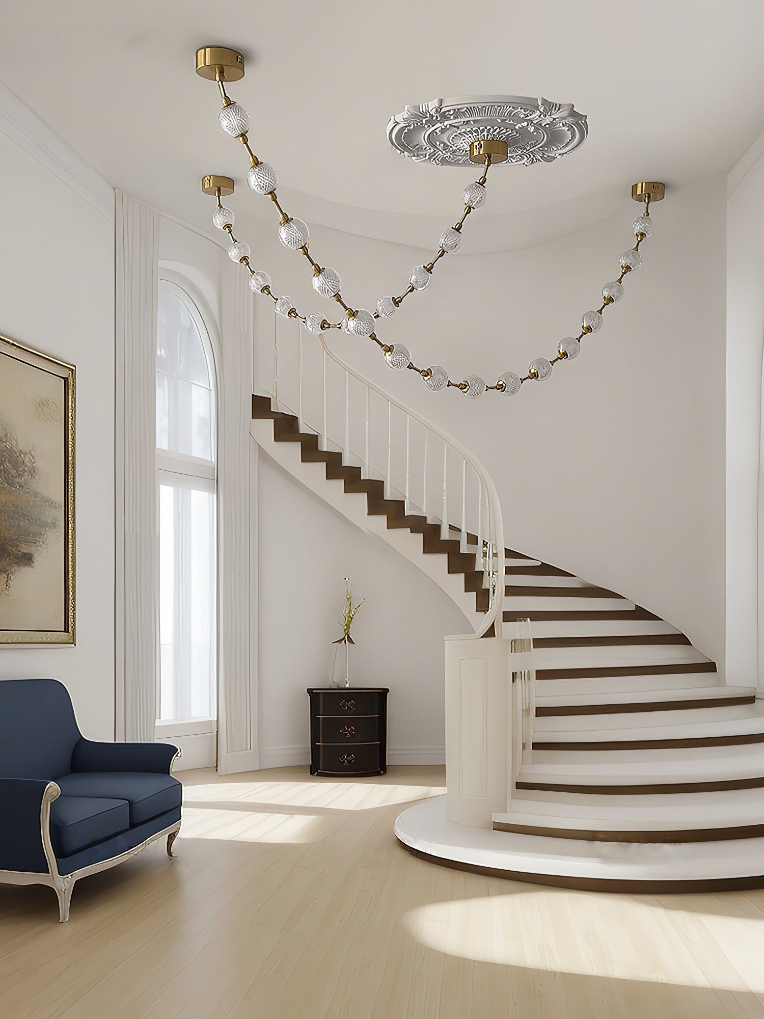 Wistyn Necklace Chandelier-Neutral Decor