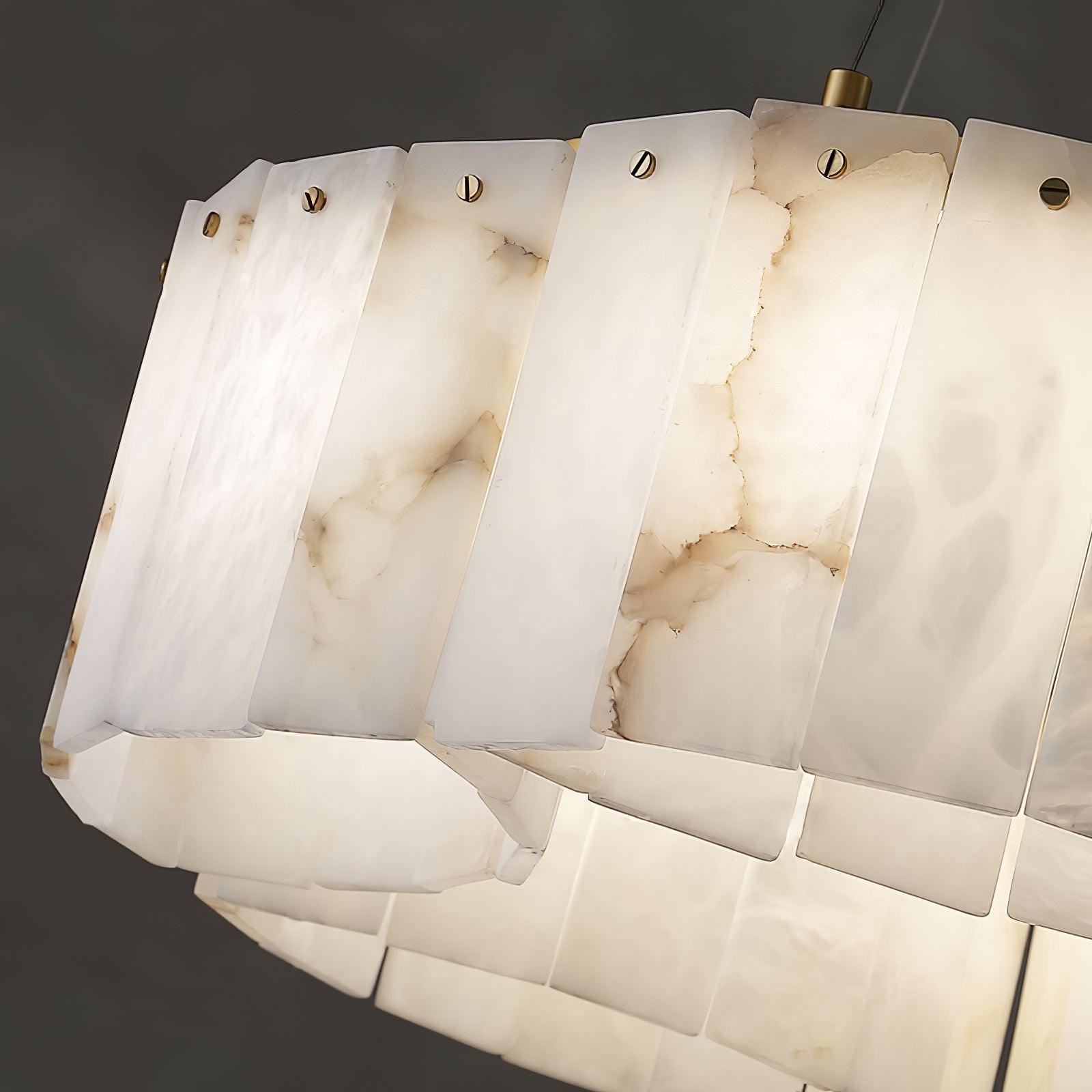 Selene Alabaster Ceiling Light-Neutral Decor