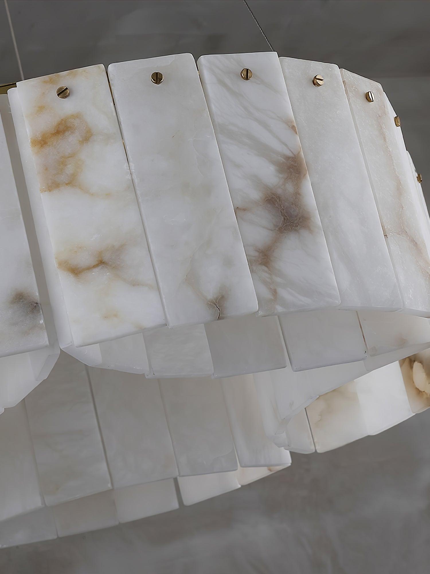 Selene Alabaster Ceiling Light-Neutral Decor