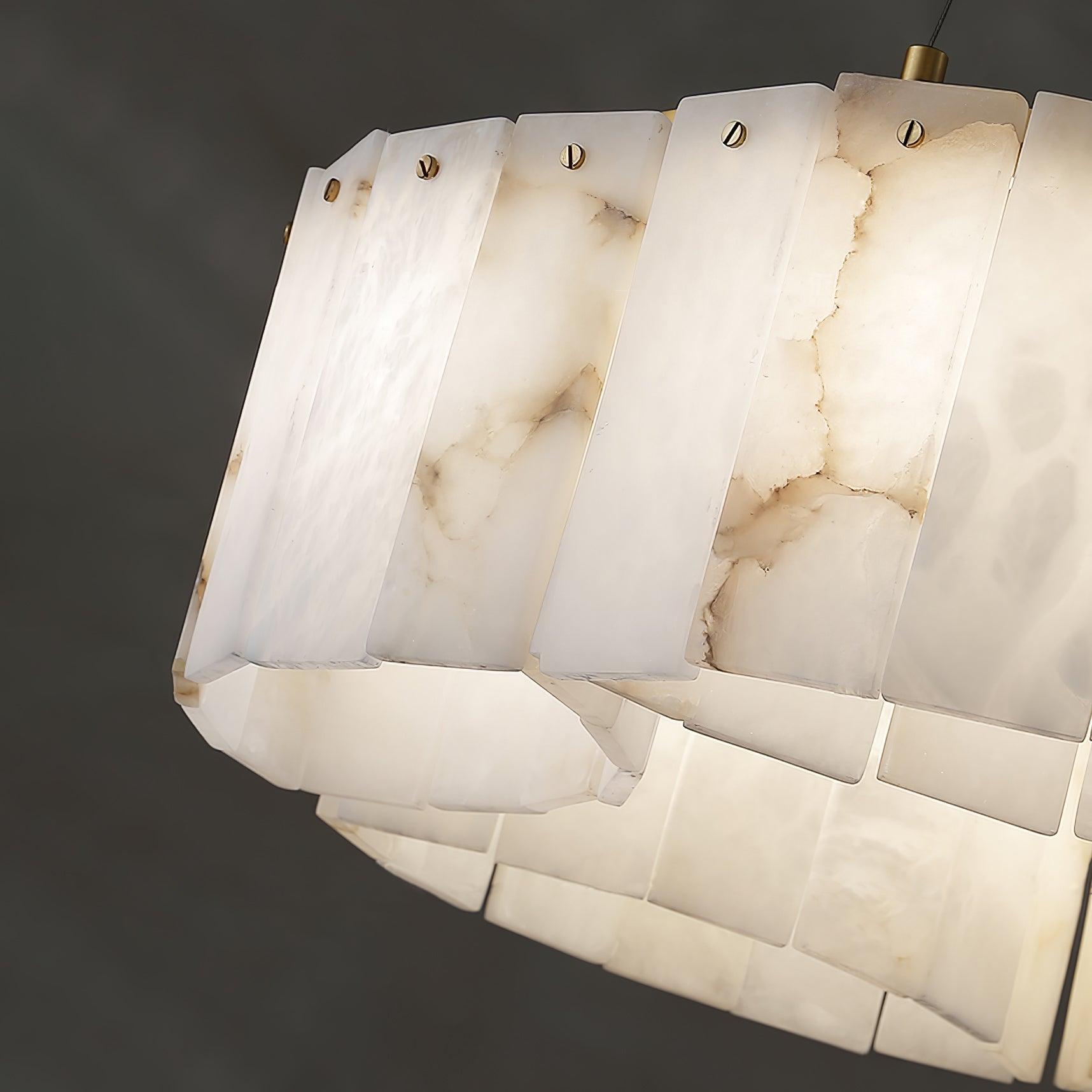 Selene Alabaster Ceiling Light-Neutral Decor