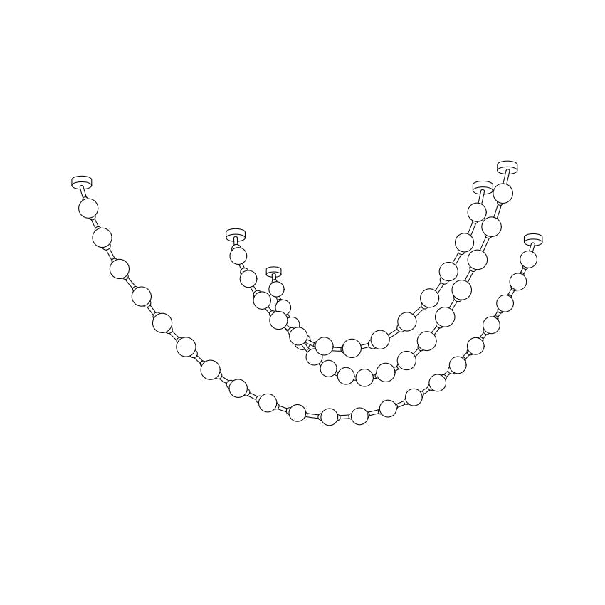 Wistyn Necklace Chandelier-Neutral Decor