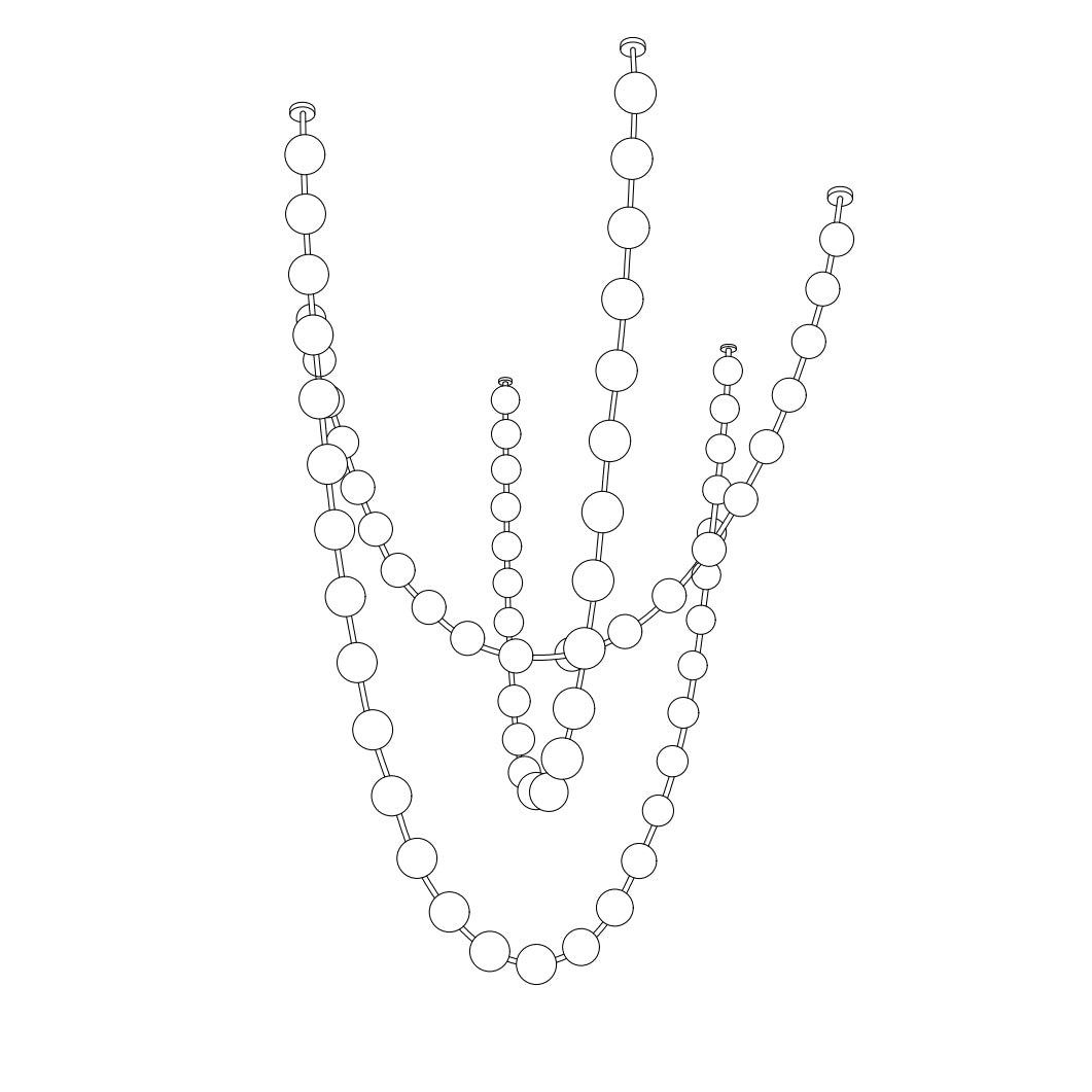 Wistyn Necklace Chandelier-Neutral Decor