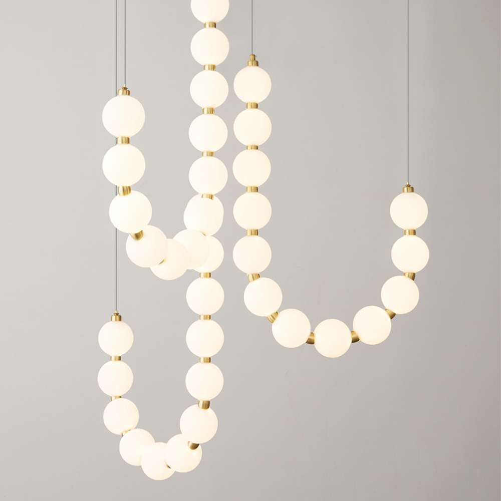 Valentina Luxury Metal Acrylic Chandelier Living Room - Neutral Decor