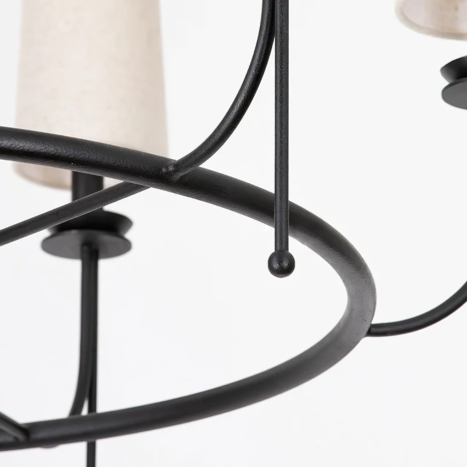 Wath Vintage Iron Chandelier-Neutral Decor