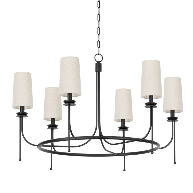 Wath Vintage Iron Chandelier-Neutral Decor