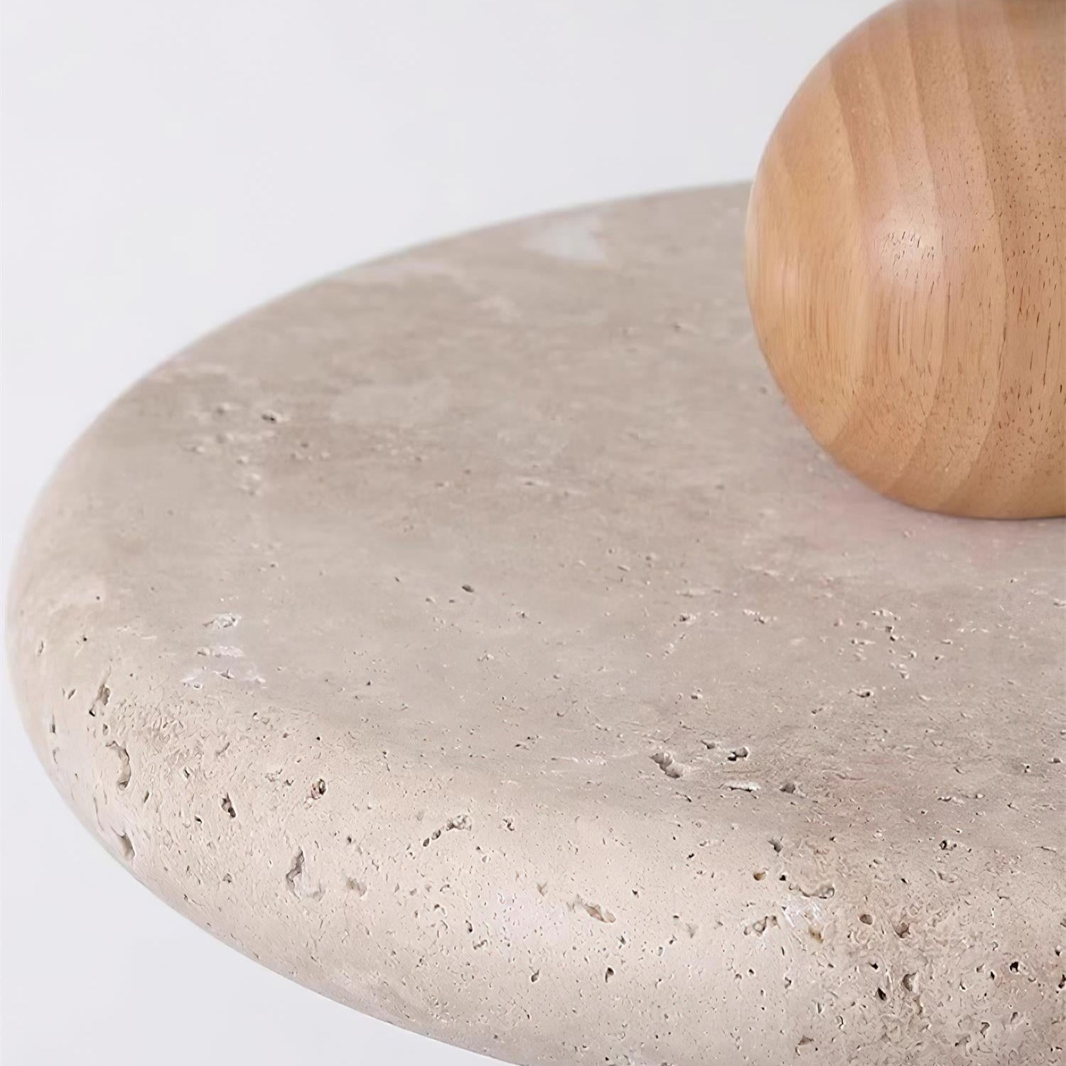 Lydia  Travertine. Pendant Light