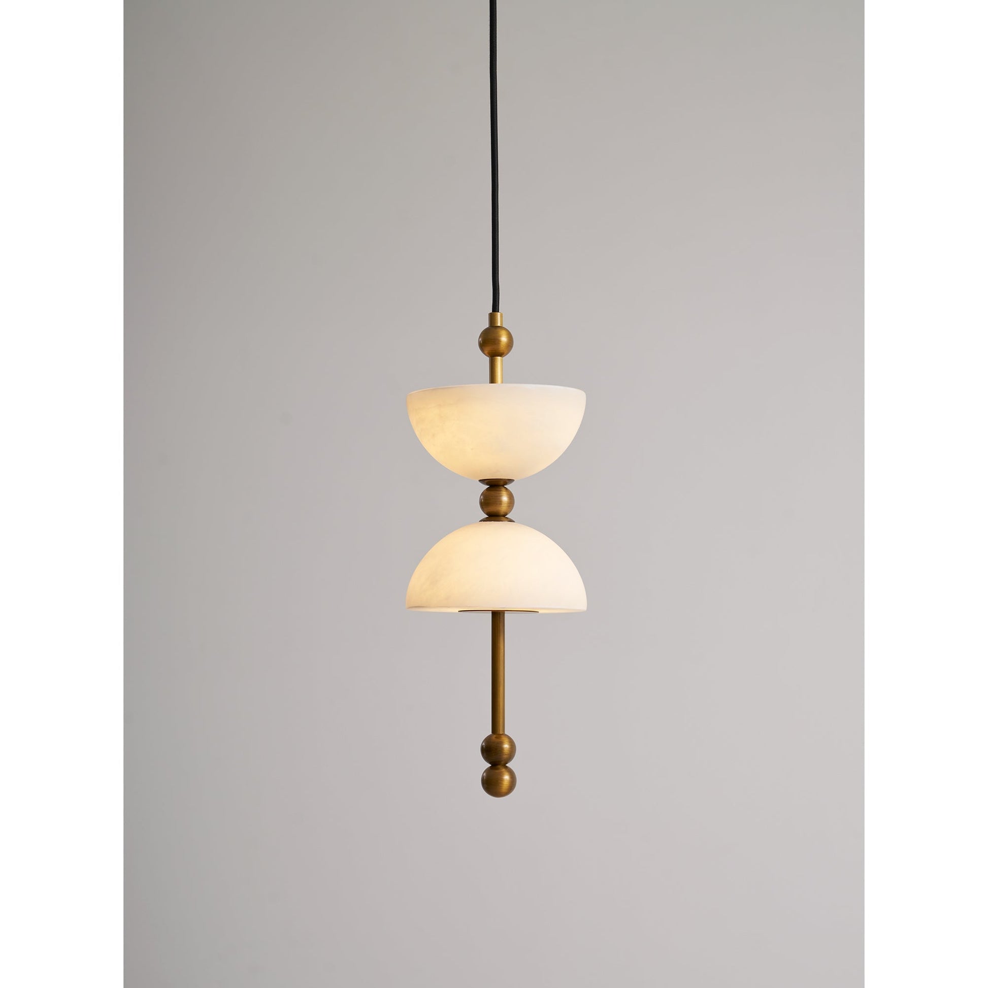 Lifestyle image featuring the Lyra lamp in a contemporary home.