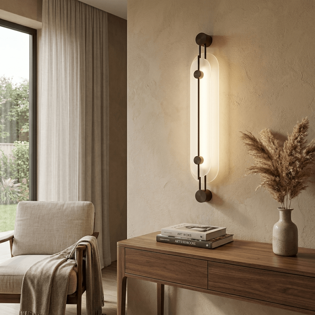 Lyra Alabaster Wall Sconce-Neutral Decor