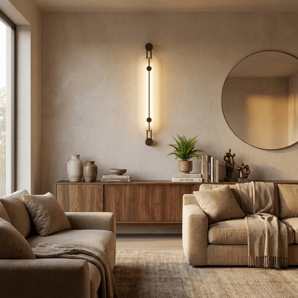 Lyra Alabaster Wall Sconce-Neutral Decor