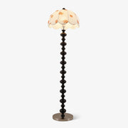 Autumn Wood Fabric Elegant Floor Lamp-Neutral Decor