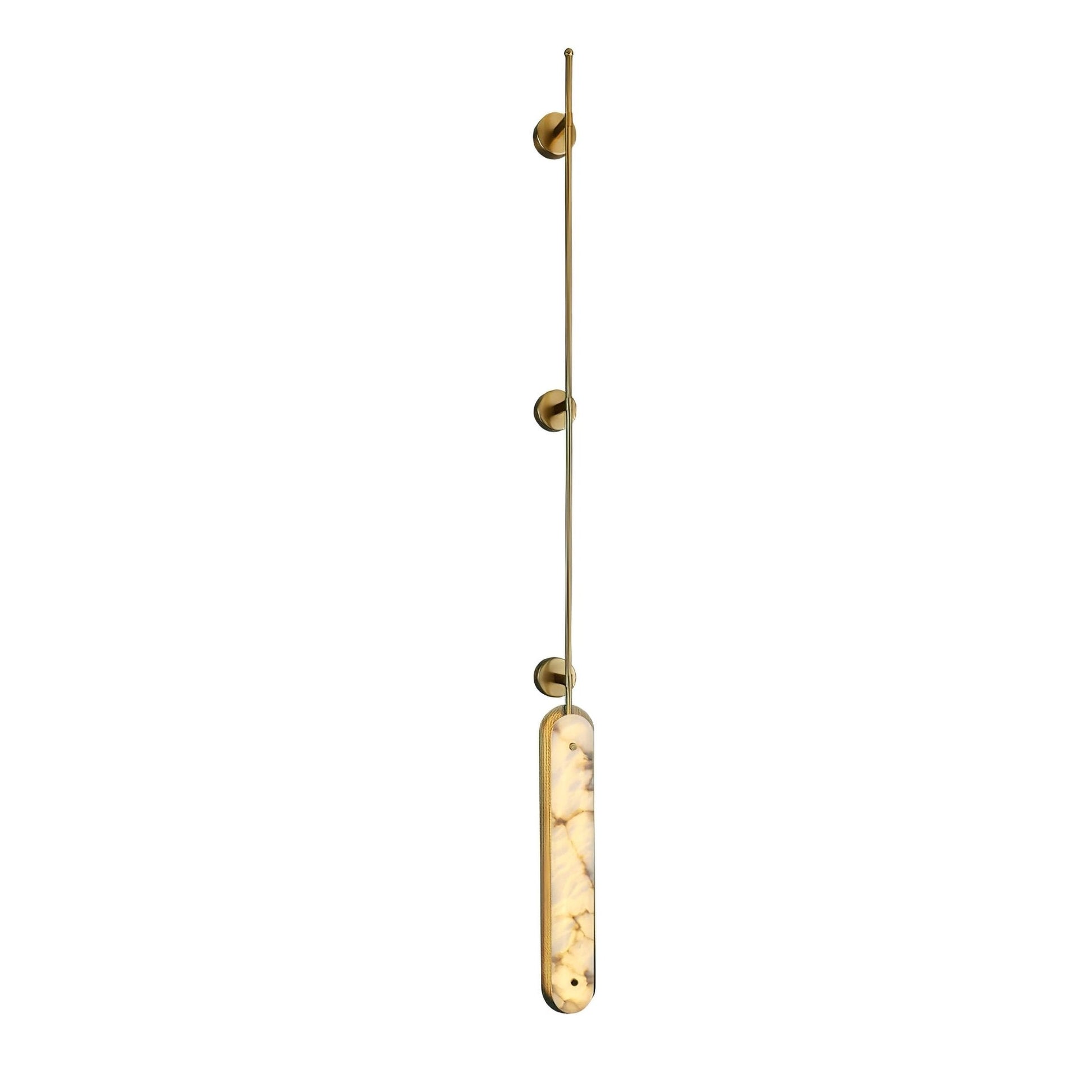 Ilaeir Vertical Alabaster Pendant Light-Neutral Decor