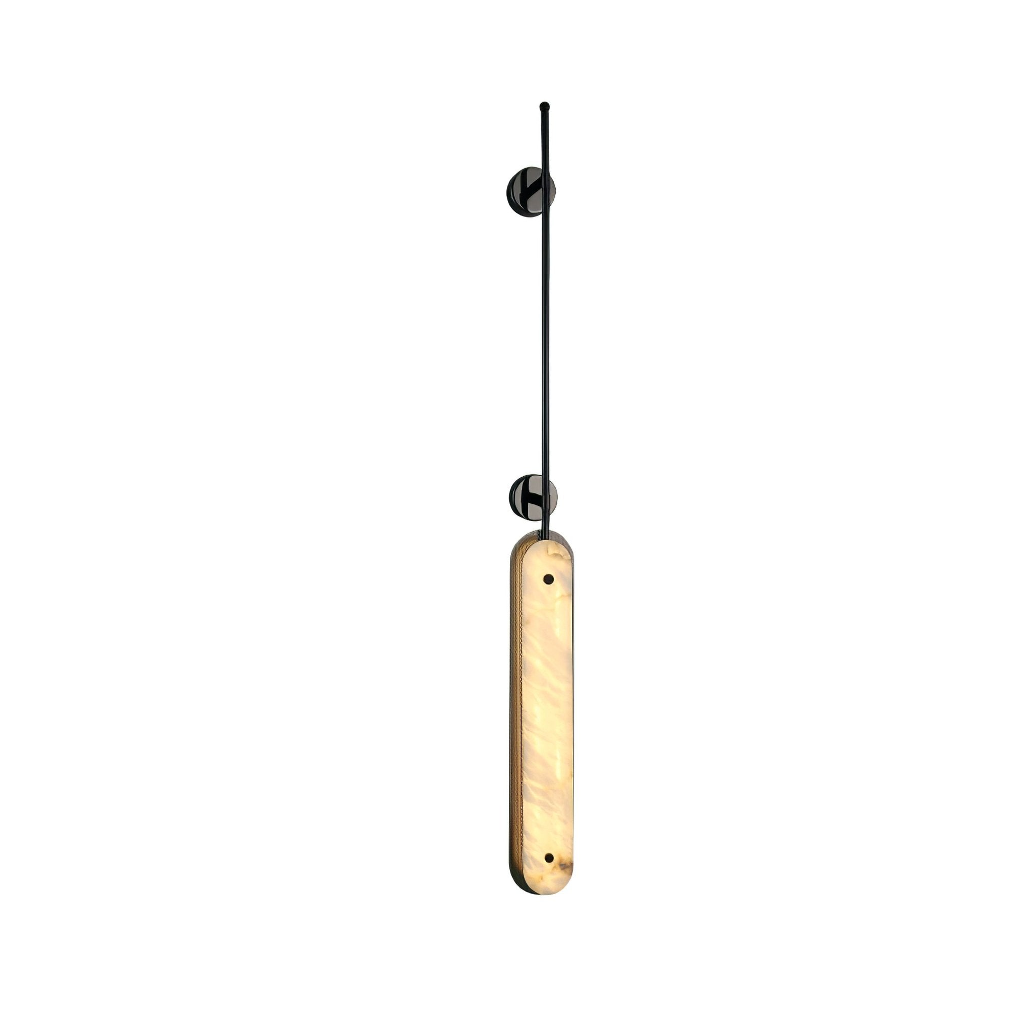 Ilaeir Vertical Alabaster Pendant Light-Neutral Decor