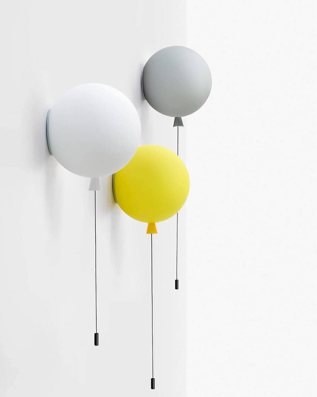 Kiri Cheerful Balloon Dream Plastic Wall Light-Neutral Decor
