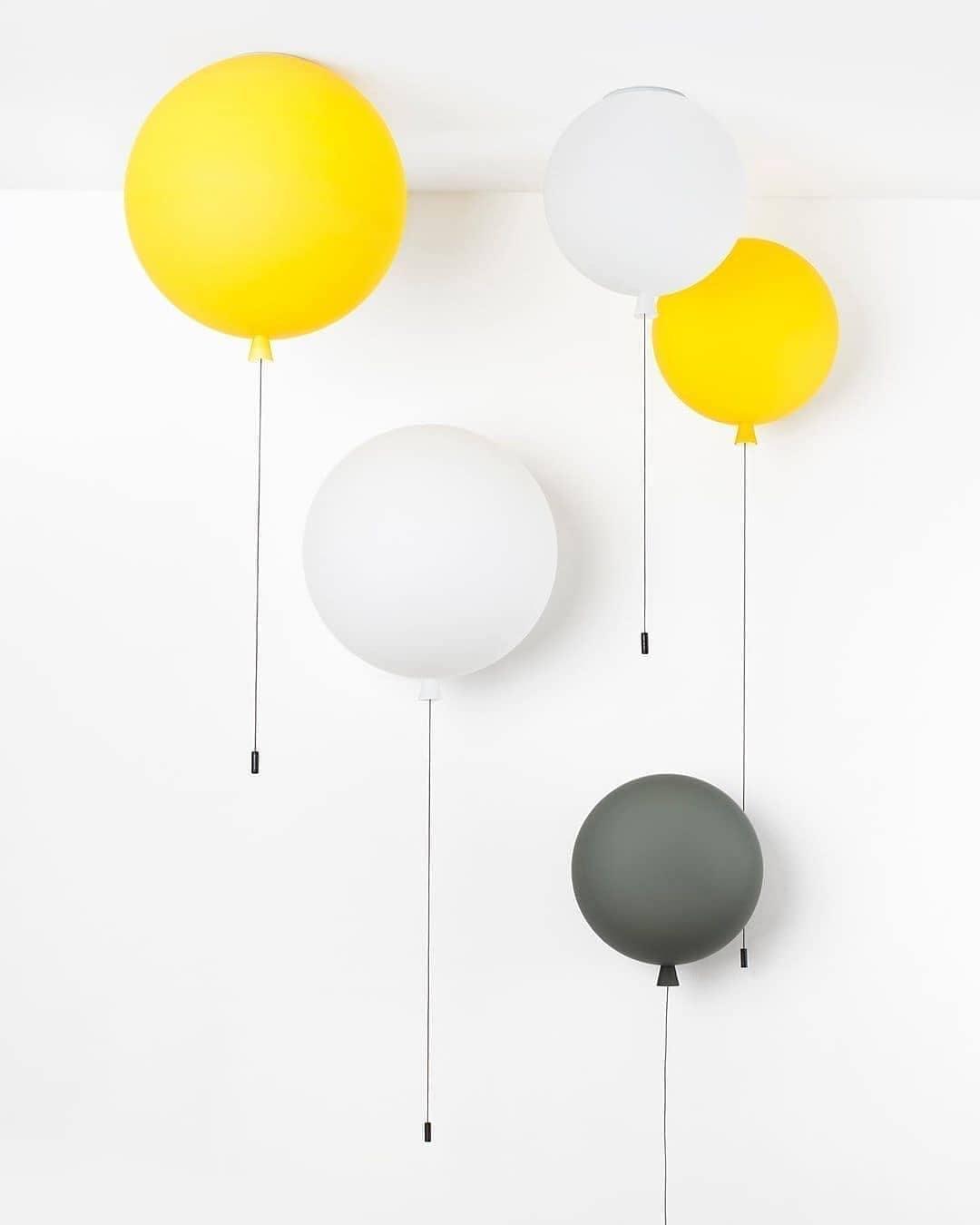Kiri Cheerful Balloon Dream Plastic Wall Light-Neutral Decor