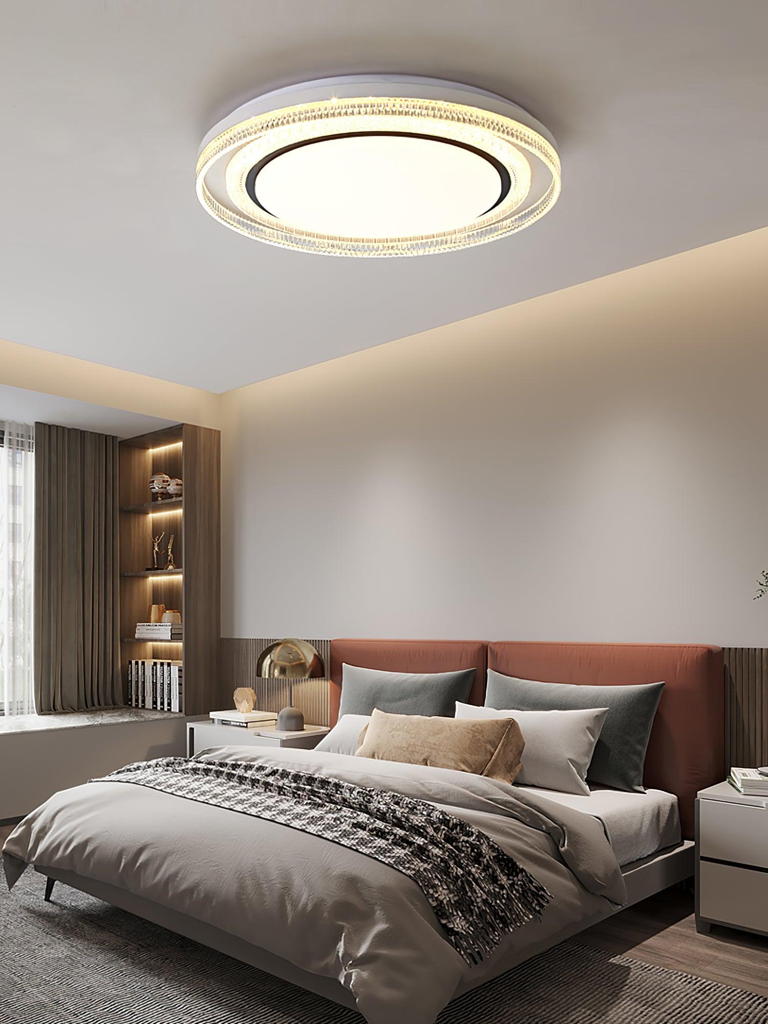 Aura Modern Acrylic Ceiling Light-Neutral Decor