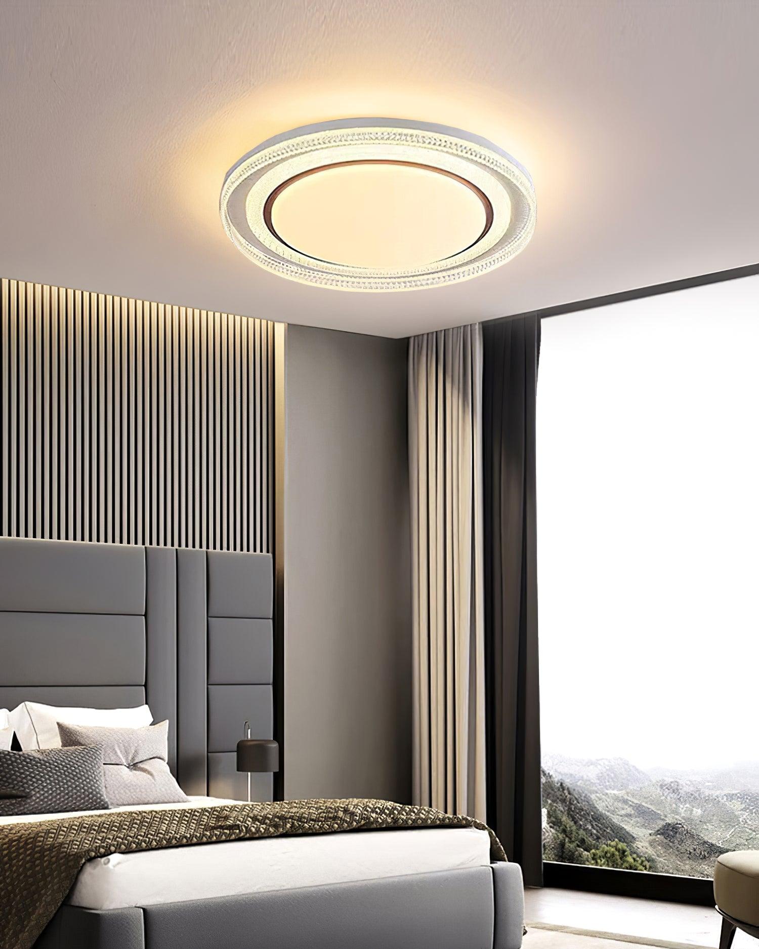 Aura Modern Acrylic Ceiling Light-Neutral Decor