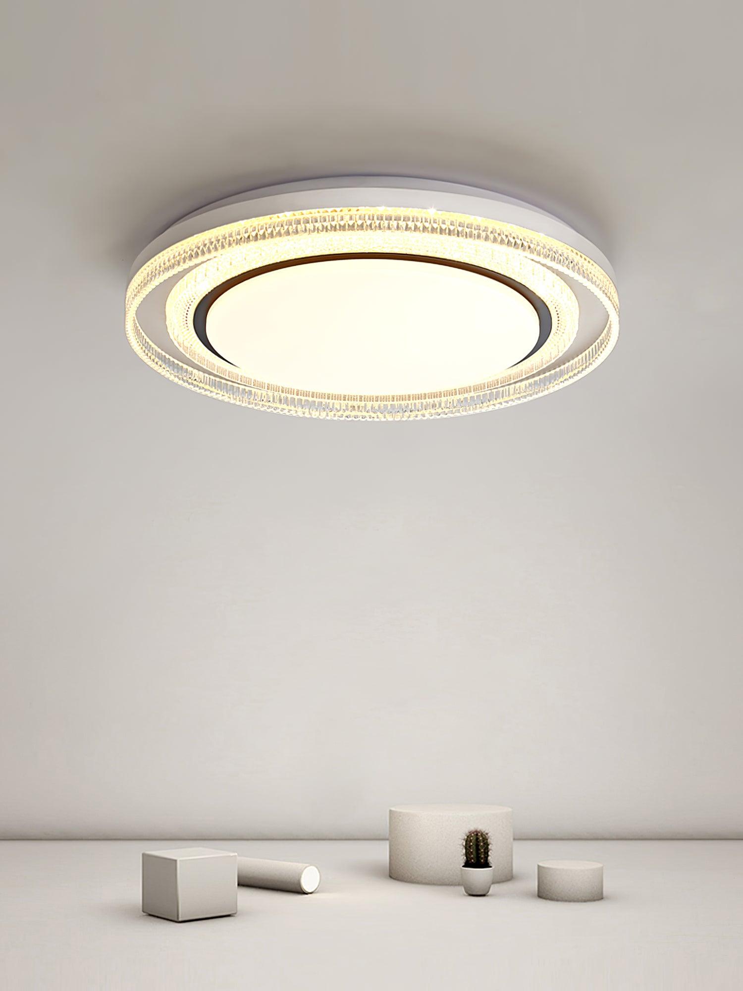 Aura Modern Acrylic Ceiling Light-Neutral Decor