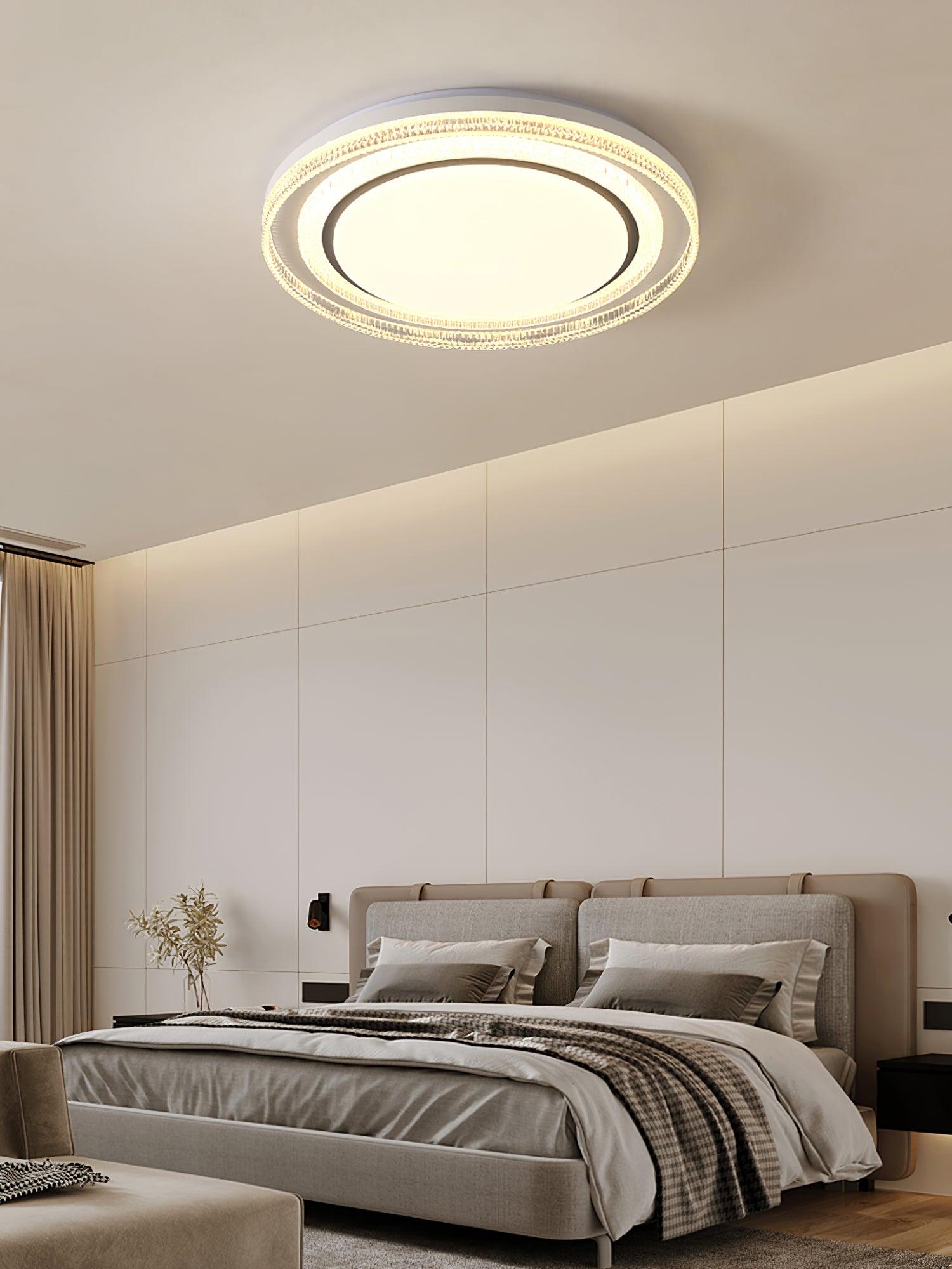 Aura Modern Acrylic Ceiling Light-Neutral Decor