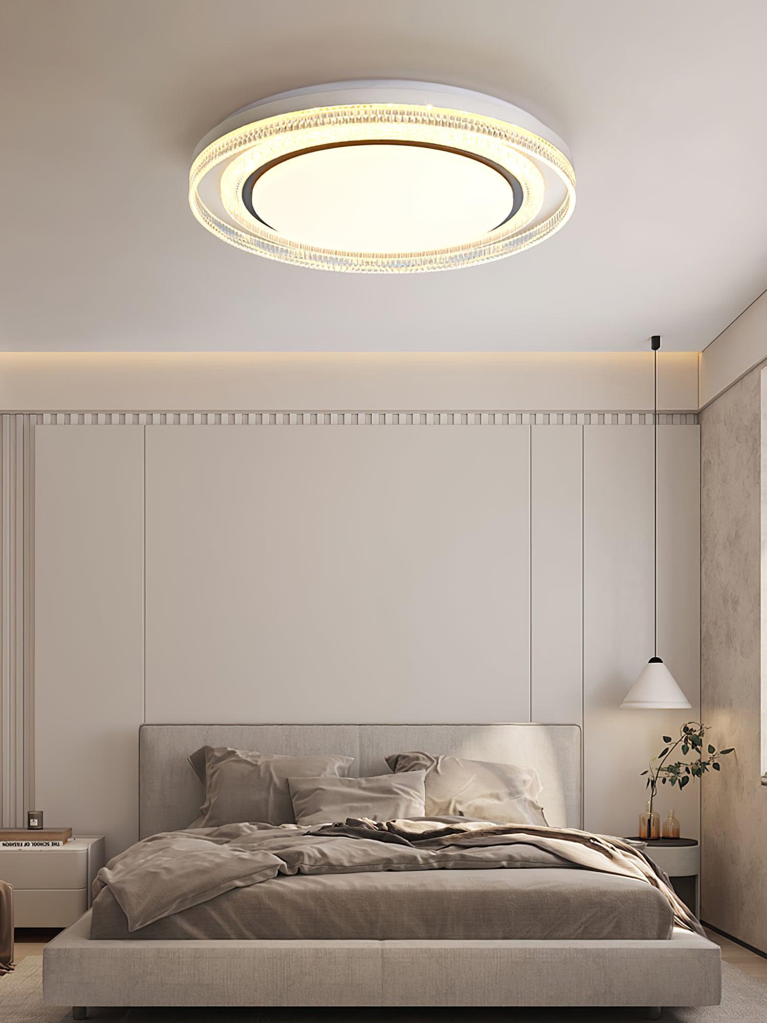 Aura Modern Acrylic Ceiling Light-Neutral Decor