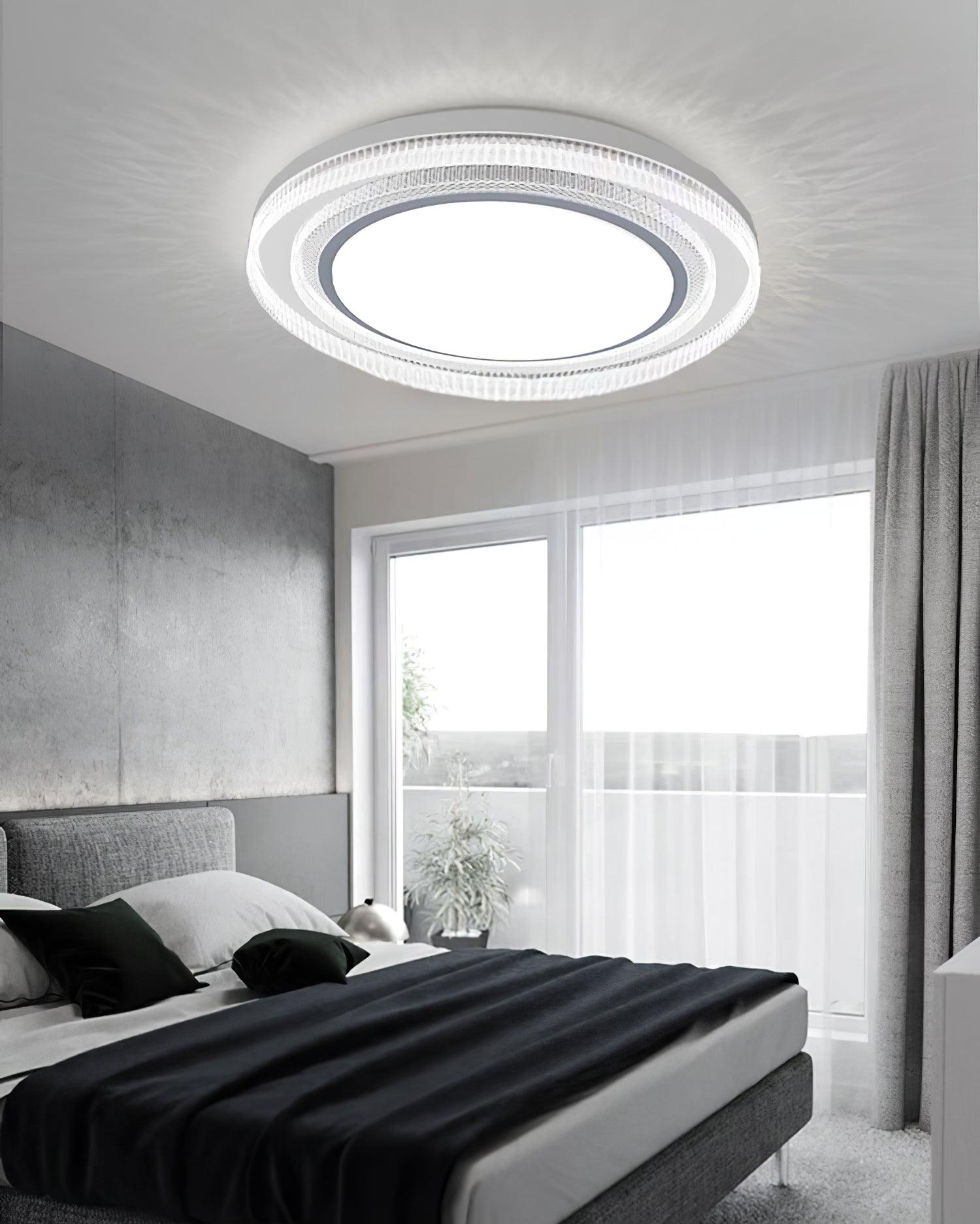 Aura Modern Acrylic Ceiling Light-Neutral Decor