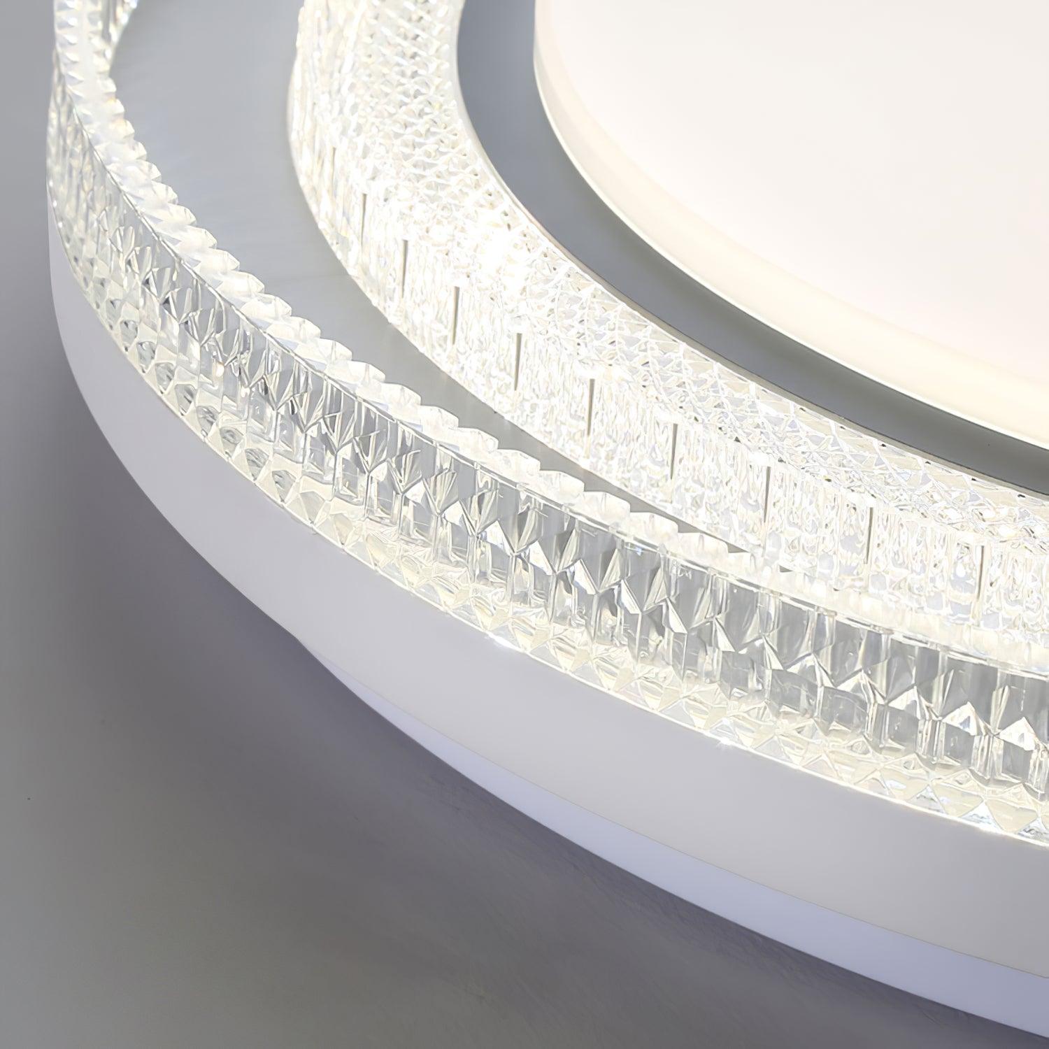 Aura Modern Acrylic Ceiling Light-Neutral Decor