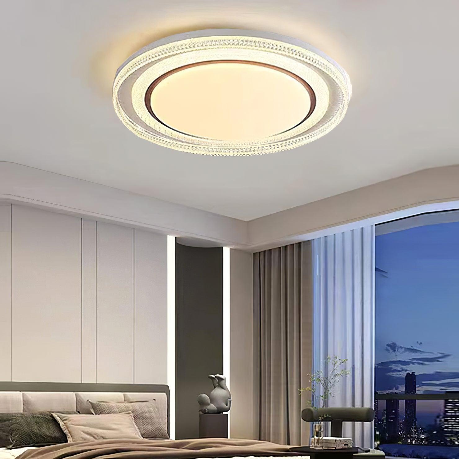 Aura Modern Acrylic Ceiling Light-Neutral Decor