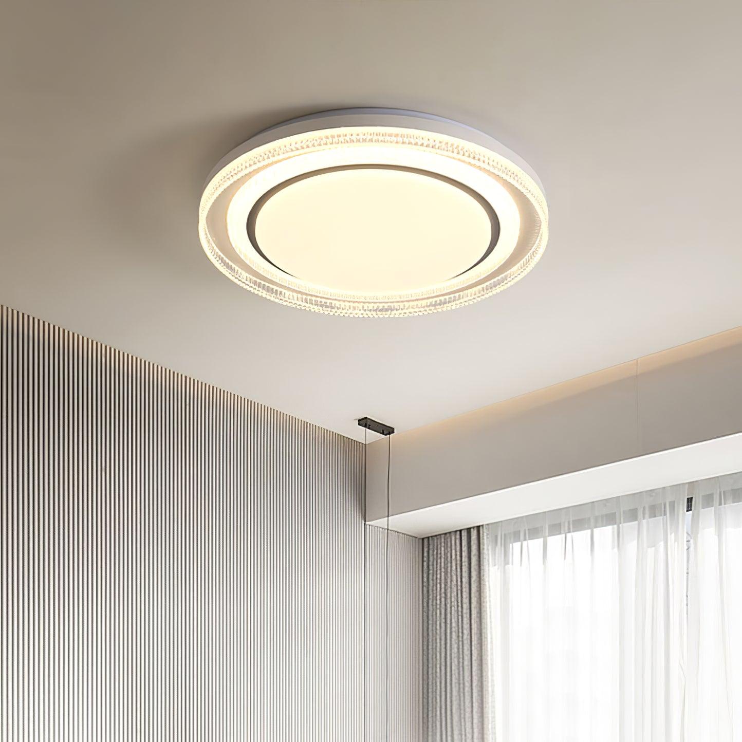 Aura Modern Acrylic Ceiling Light-Neutral Decor
