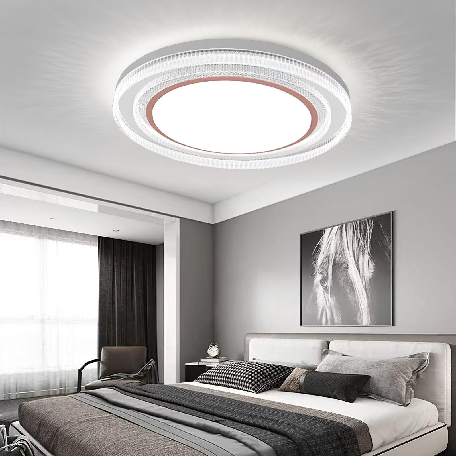 Aura Modern Acrylic Ceiling Light-Neutral Decor