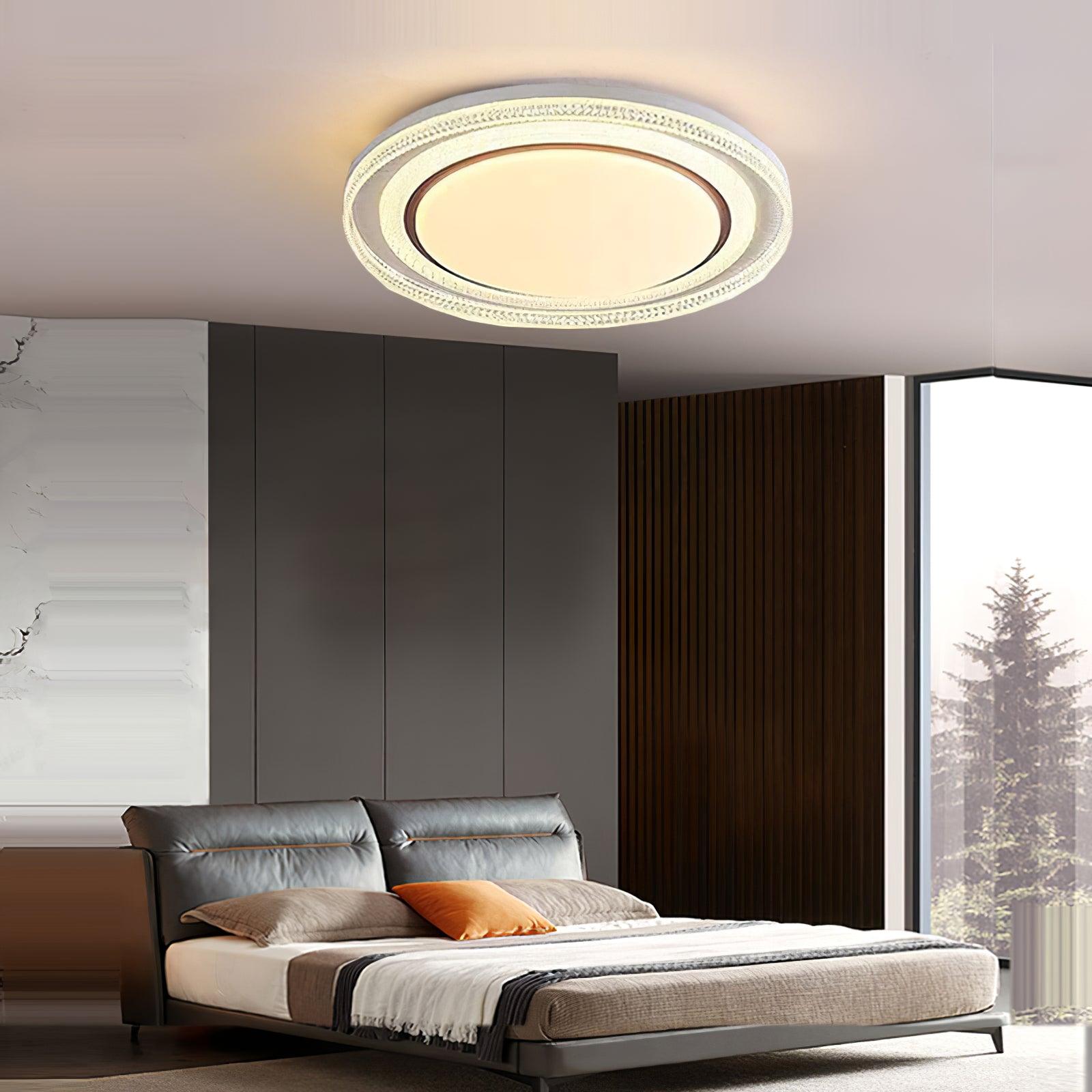 Aura Modern Acrylic Ceiling Light-Neutral Decor