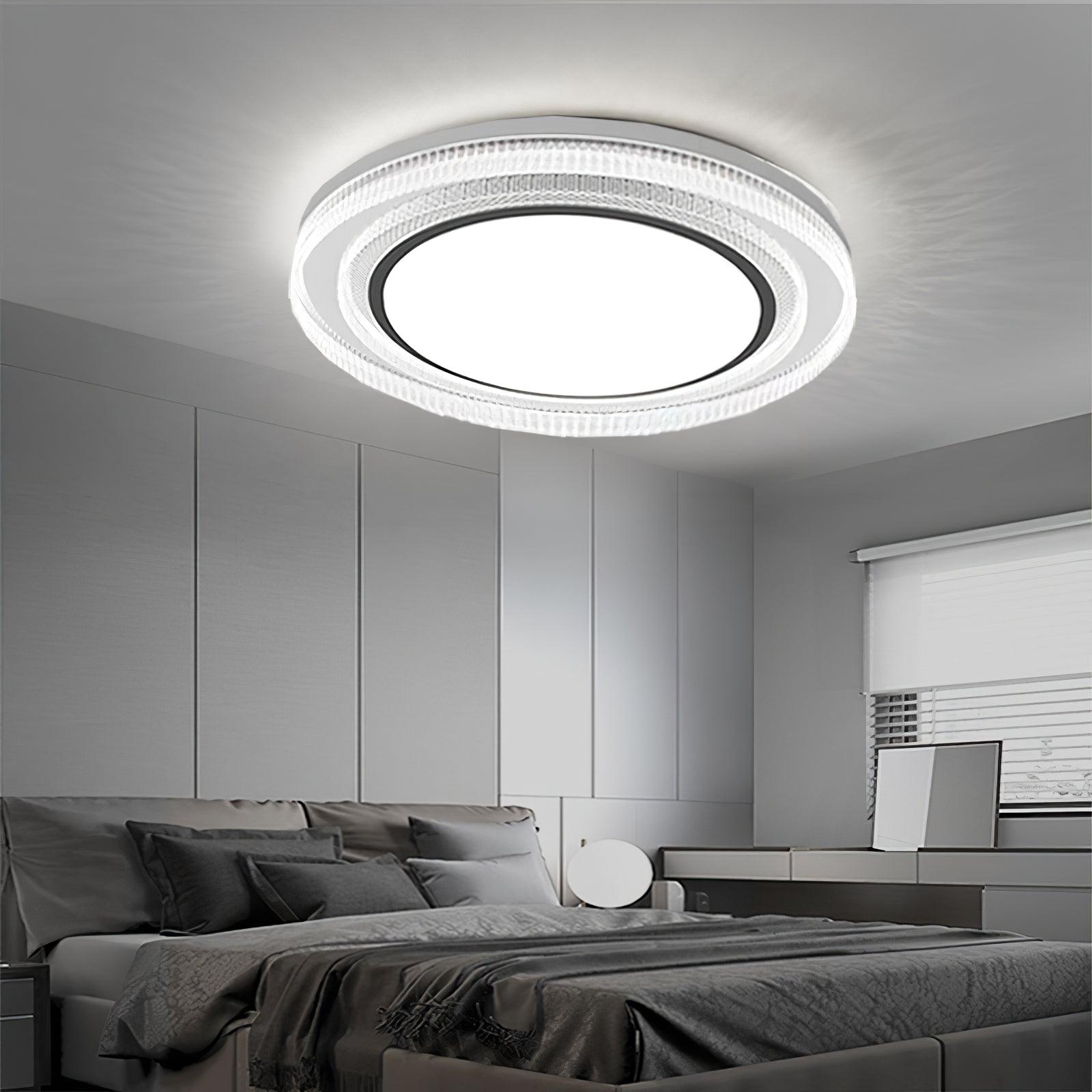 Aura Modern Acrylic Ceiling Light-Neutral Decor