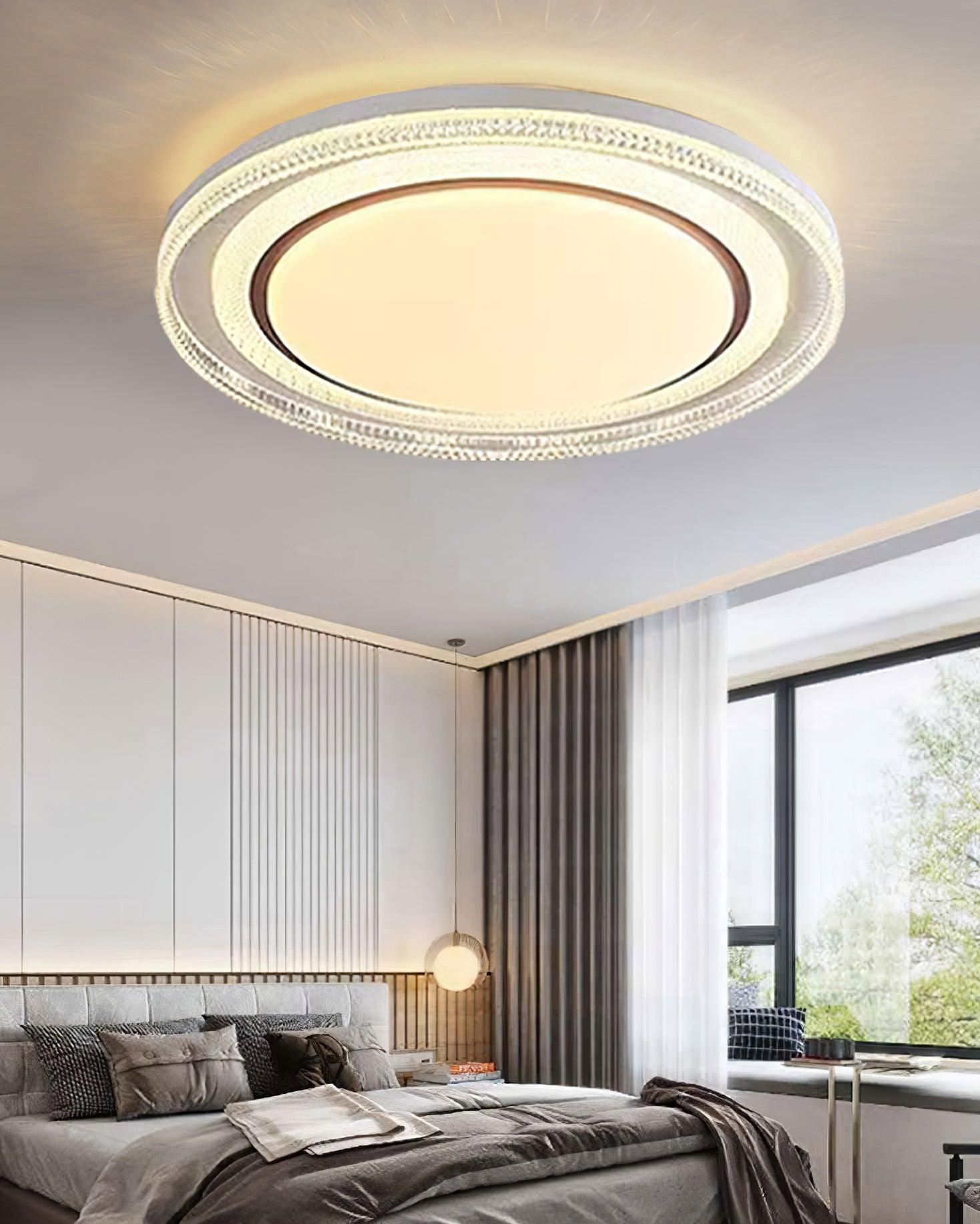 Aura Modern Acrylic Ceiling Light-Neutral Decor